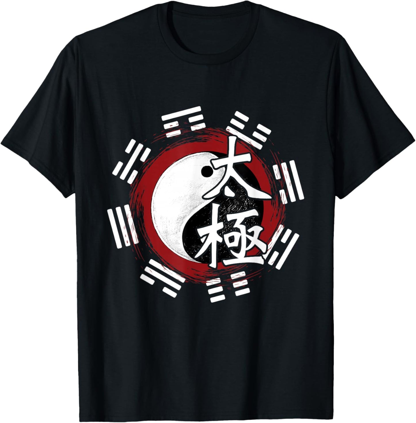 Spiritual Yin Yang - Tai Chi Master Mind Body Wellness T-Shirt - T-Shirt | Black