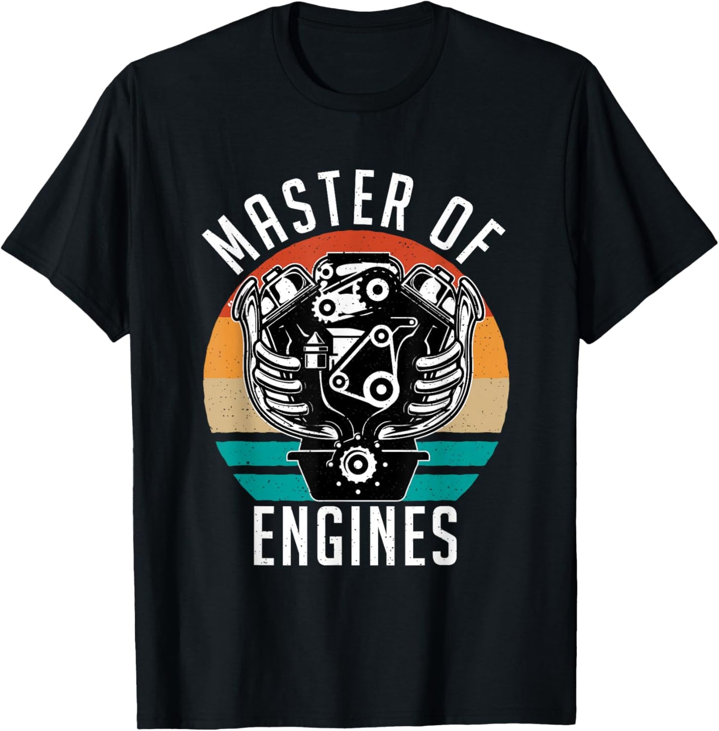 Master of Engines Repair Mechanic T-Shirt - T-Shirt | Black