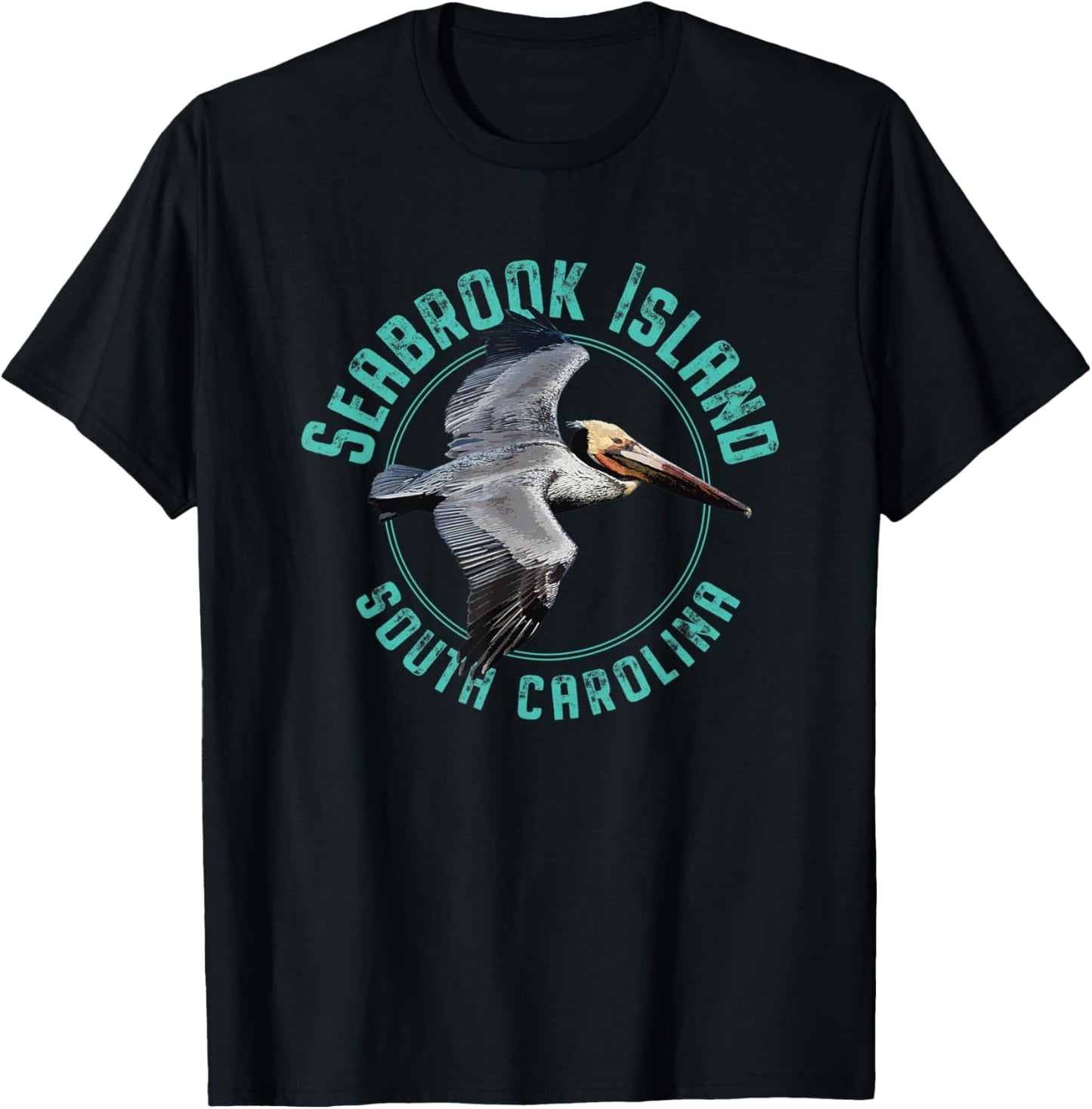 Seabrook Island South Carolina T-Shirt - T-Shirt | Black