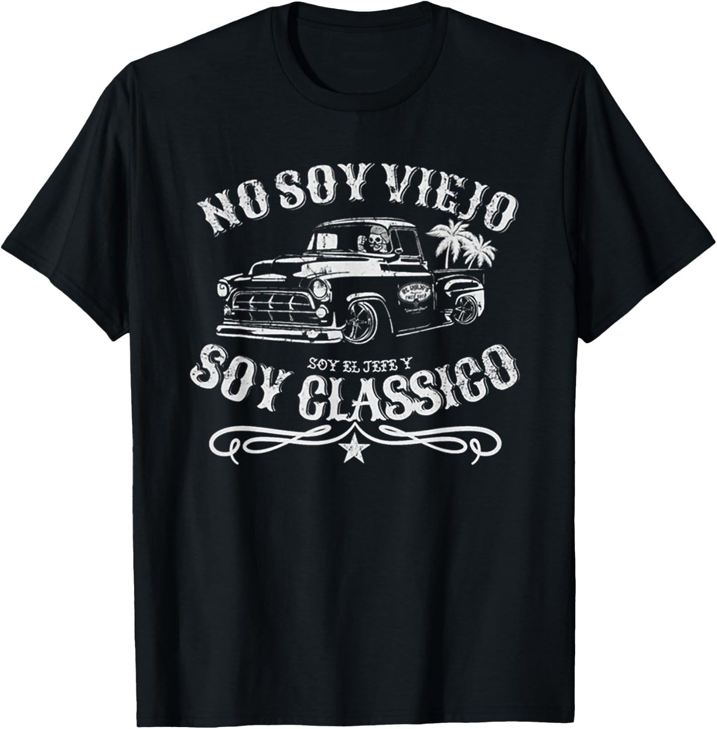 No Soy Viejo Soy El Jefe Y Soy Classico T-Shirt - T-Shirt | Black