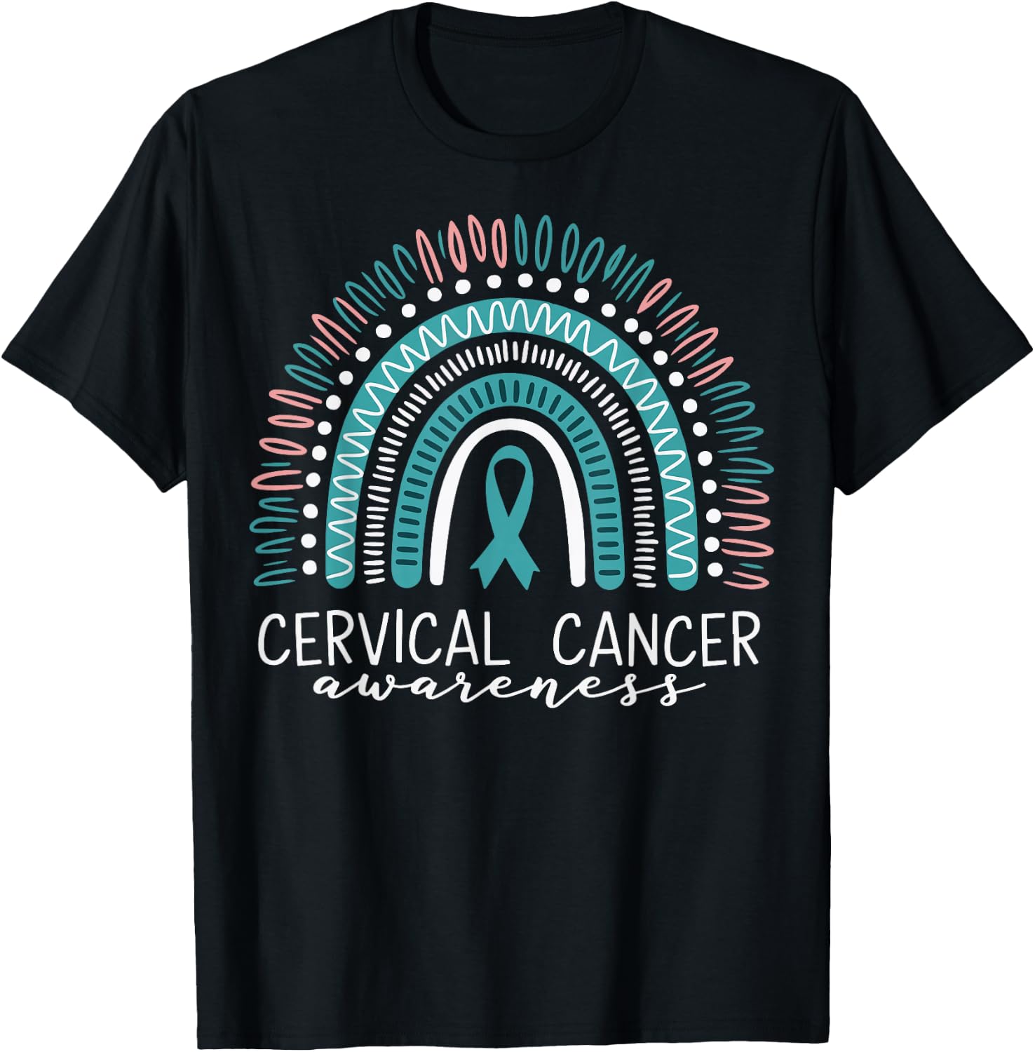 Cervical Cancer Awareness T-Shirt - T-Shirt | Black