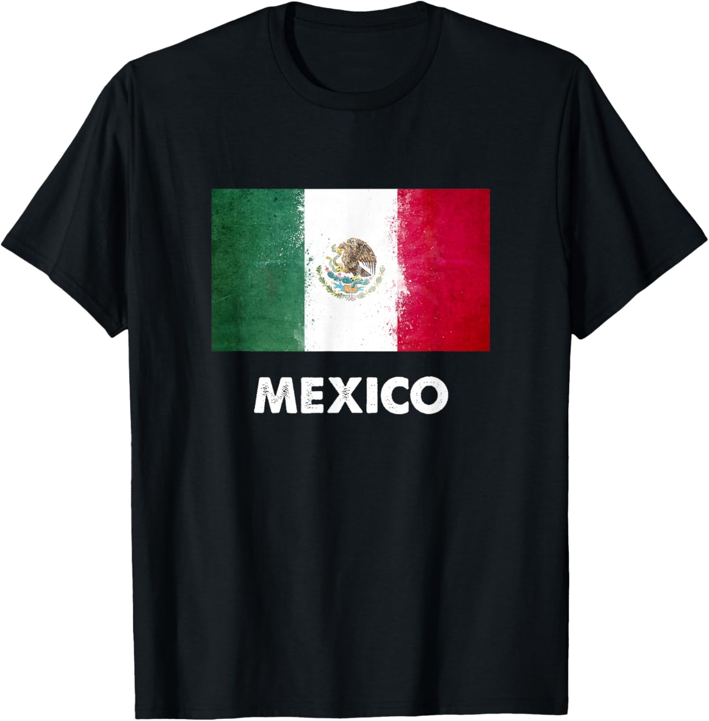 Mexico Flag | Mexico T-Shirt - T-Shirt | Black
