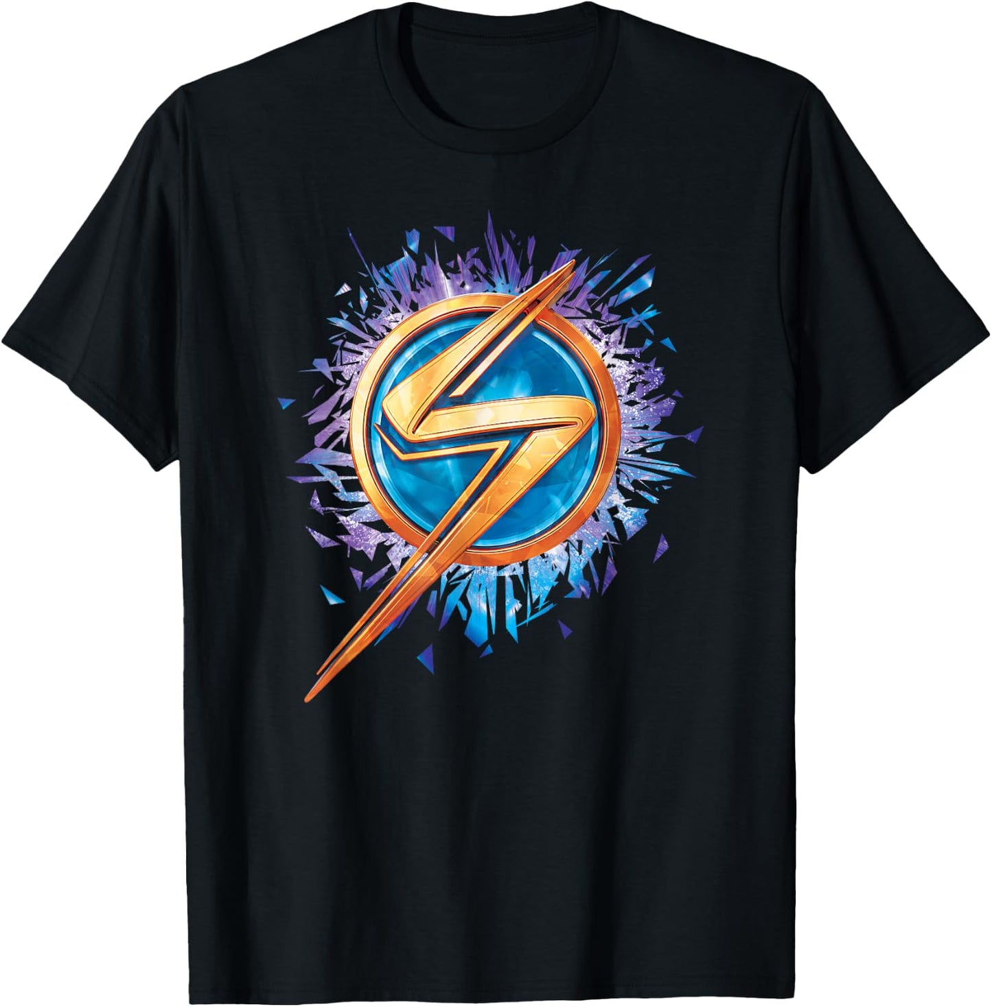 Marvel Ms. Marvel Lightning Bolt Icon T-Shirt - T-Shirt | Black