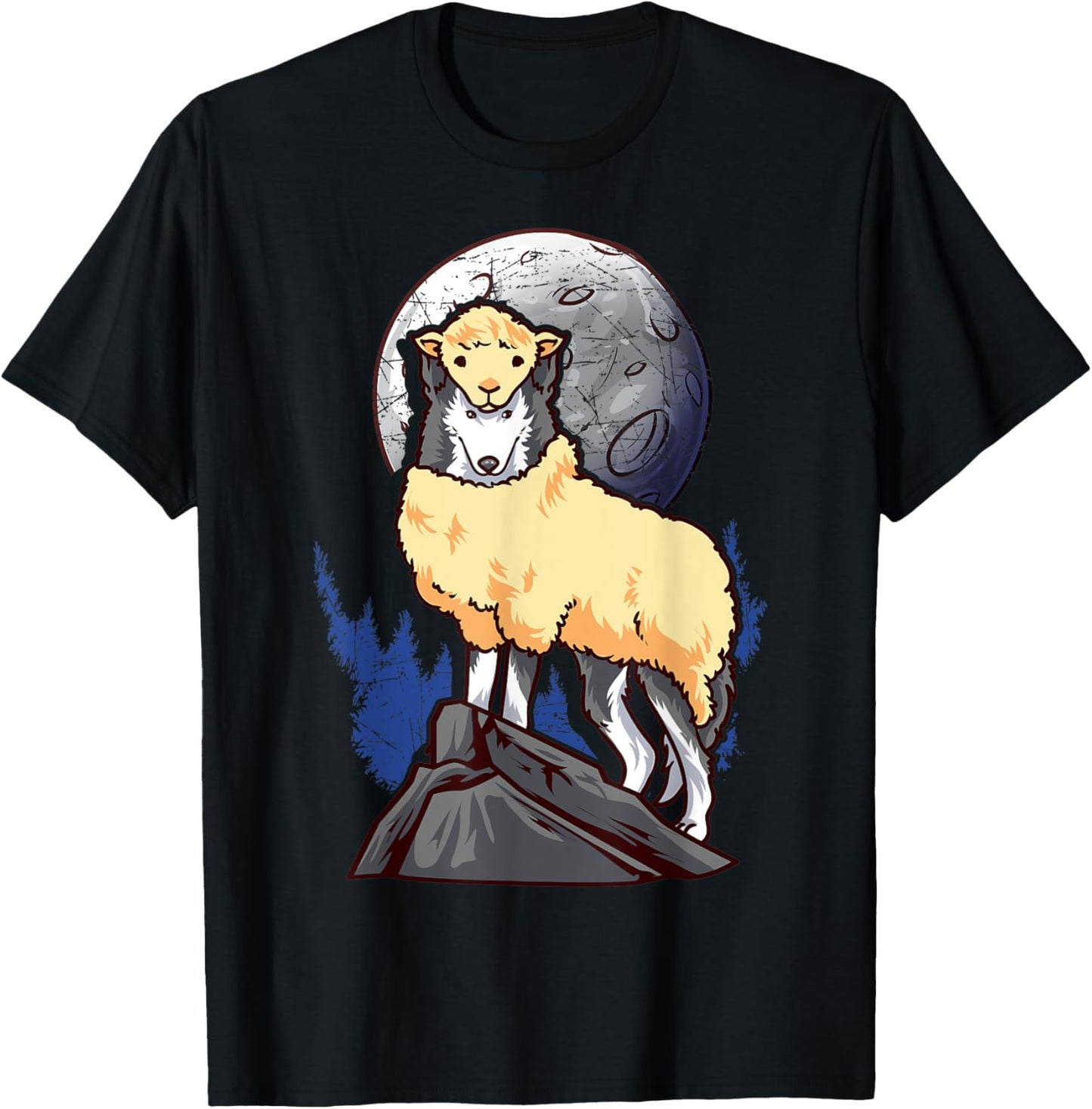 Wolf in Sheep's Clothing T-Shirt - T-Shirt | Black