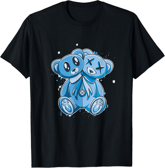 Blue Pick-a-side Blue Color Graphic T-Shirt - T-Shirt | Black