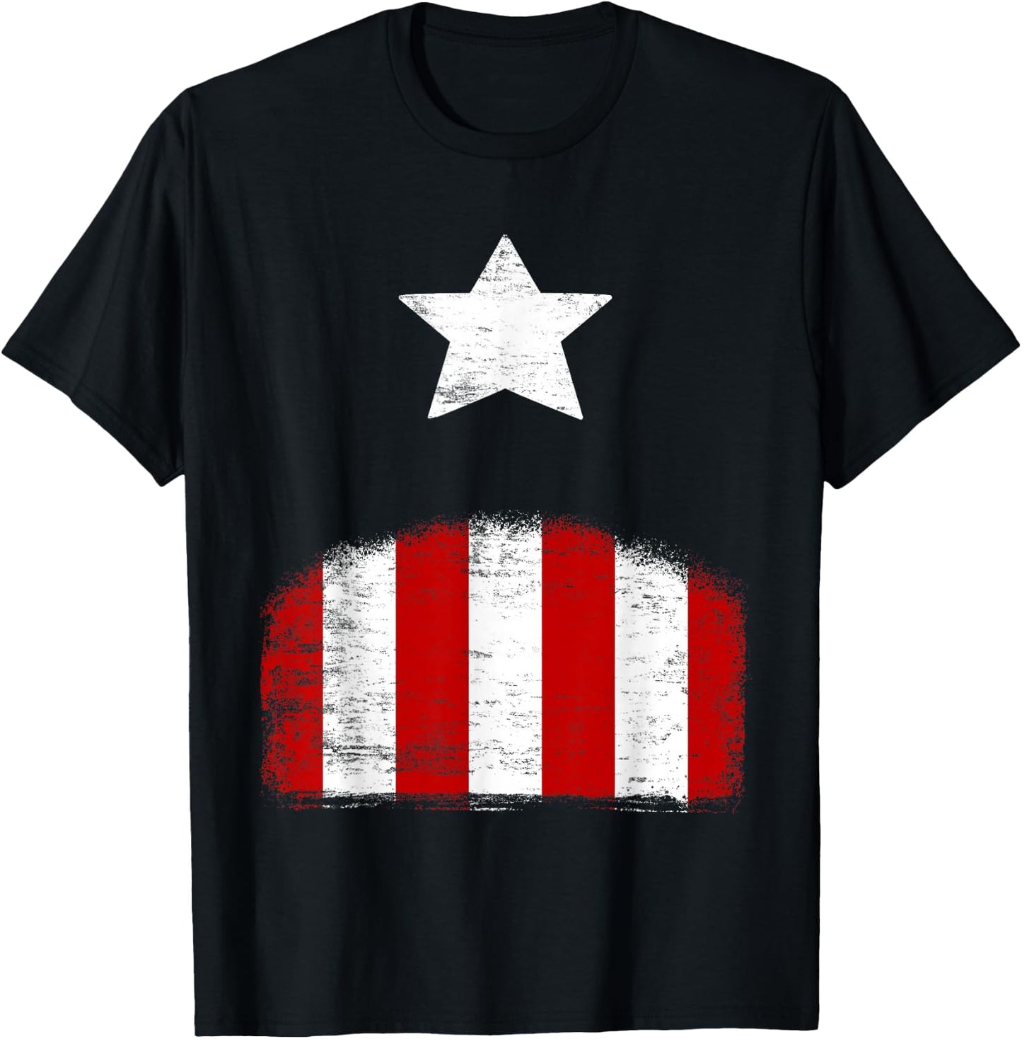 Marvel Captain America Classic Avengers Halloween Costume T-Shirt - T-Shirt | Black