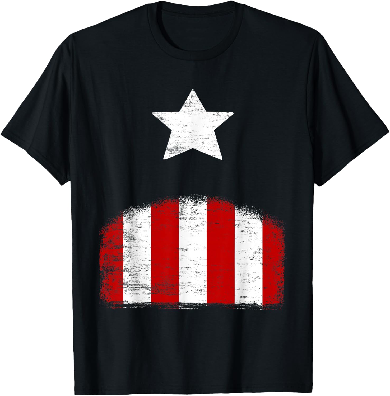 Marvel Captain America Classic Avengers Halloween Costume T-Shirt - T-Shirt | Black