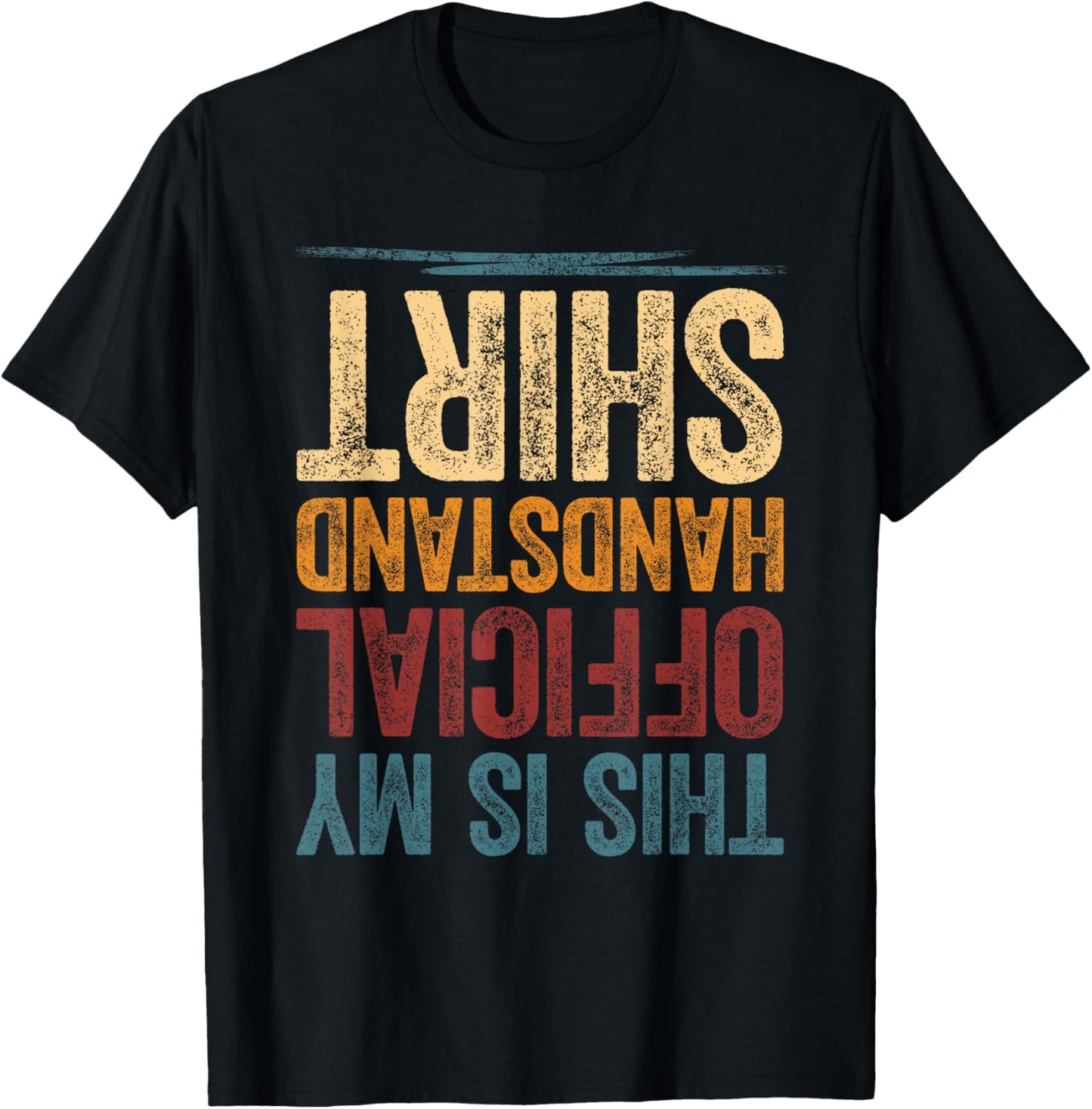 This Is My Official Handstand Shirt Boys Girls Handstand T-Shirt - T-Shirt | Black