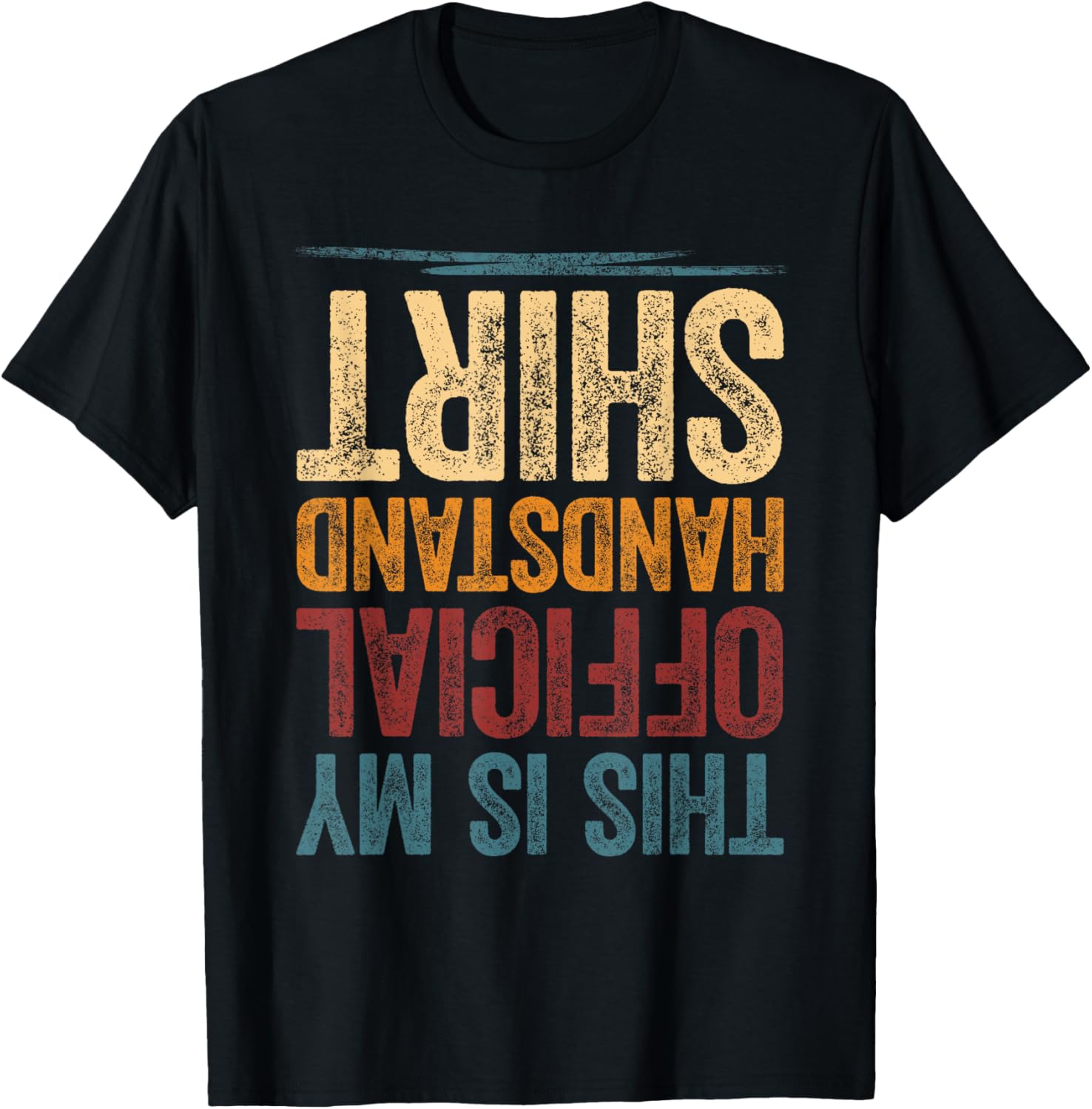 This Is My Official Handstand Shirt Boys Girls Handstand T-Shirt - T-Shirt | Black