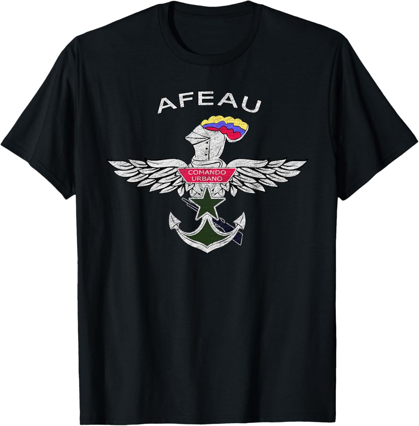 AFEAU Colombian Special Force Colombia Veteran T-Shirt - T-Shirt | Black