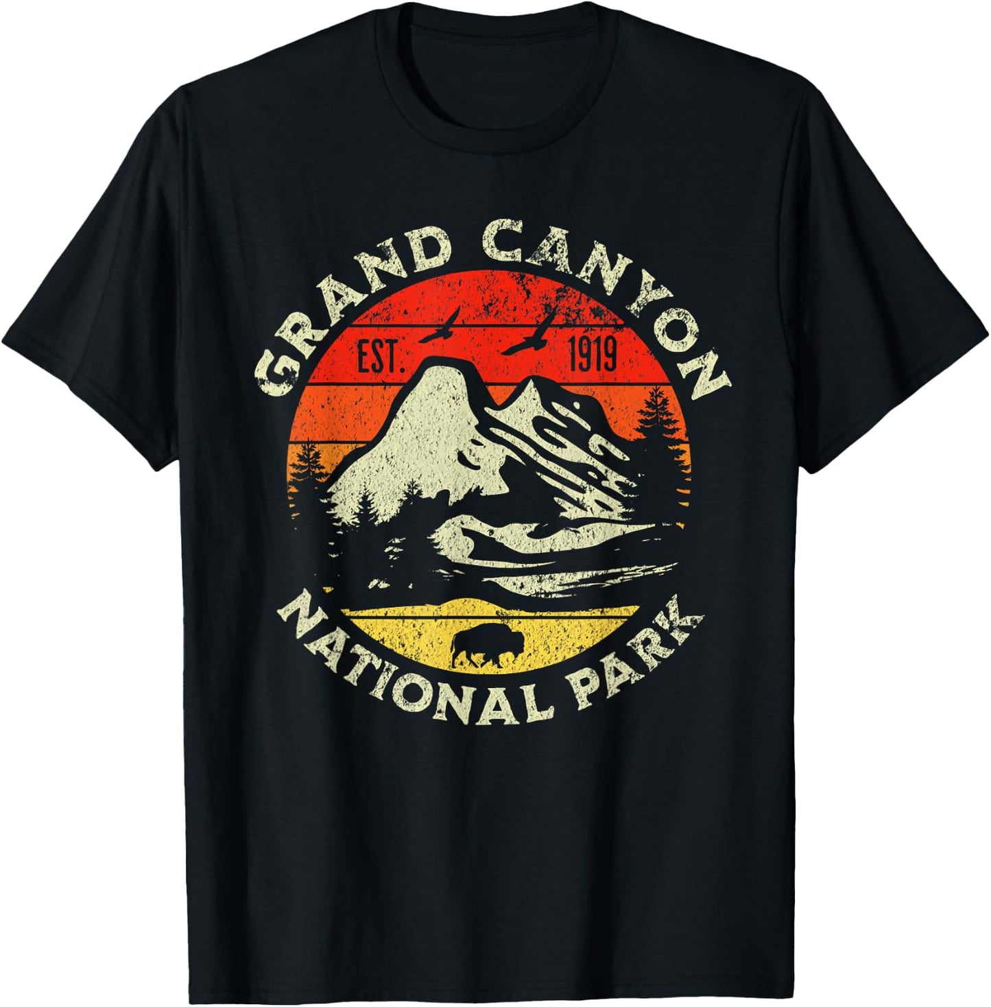 Grand Canyon National Park T-Shirt - T-Shirt | Black