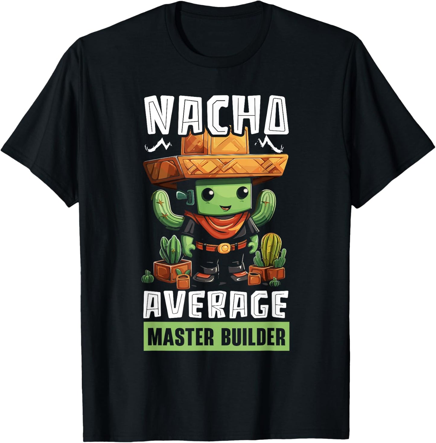 Master Builder Bricks Blocks Play Toys T-Shirt - T-Shirt | Black