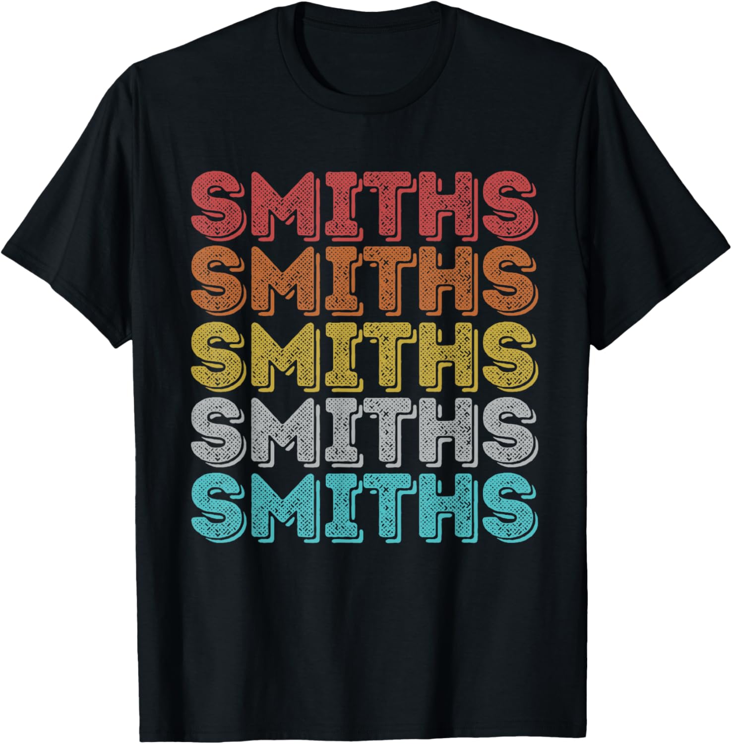 Vintage Retro Smiths T-Shirt - T-Shirt | Black