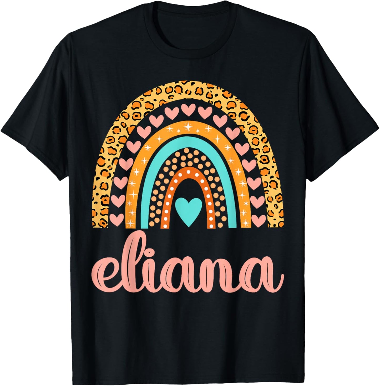 Eliana Eliana Name Birthday Shirt Gift T-Shirt - T-Shirt | Black
