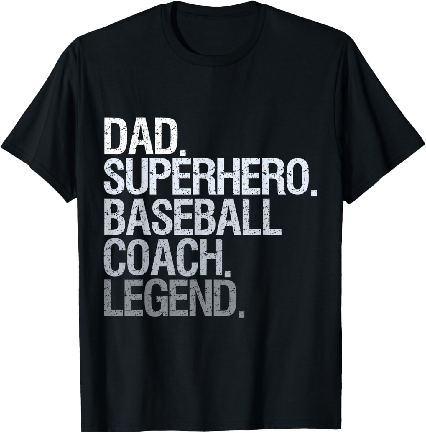 Baseball Coach dad T-Shirt - T-Shirt | Black
