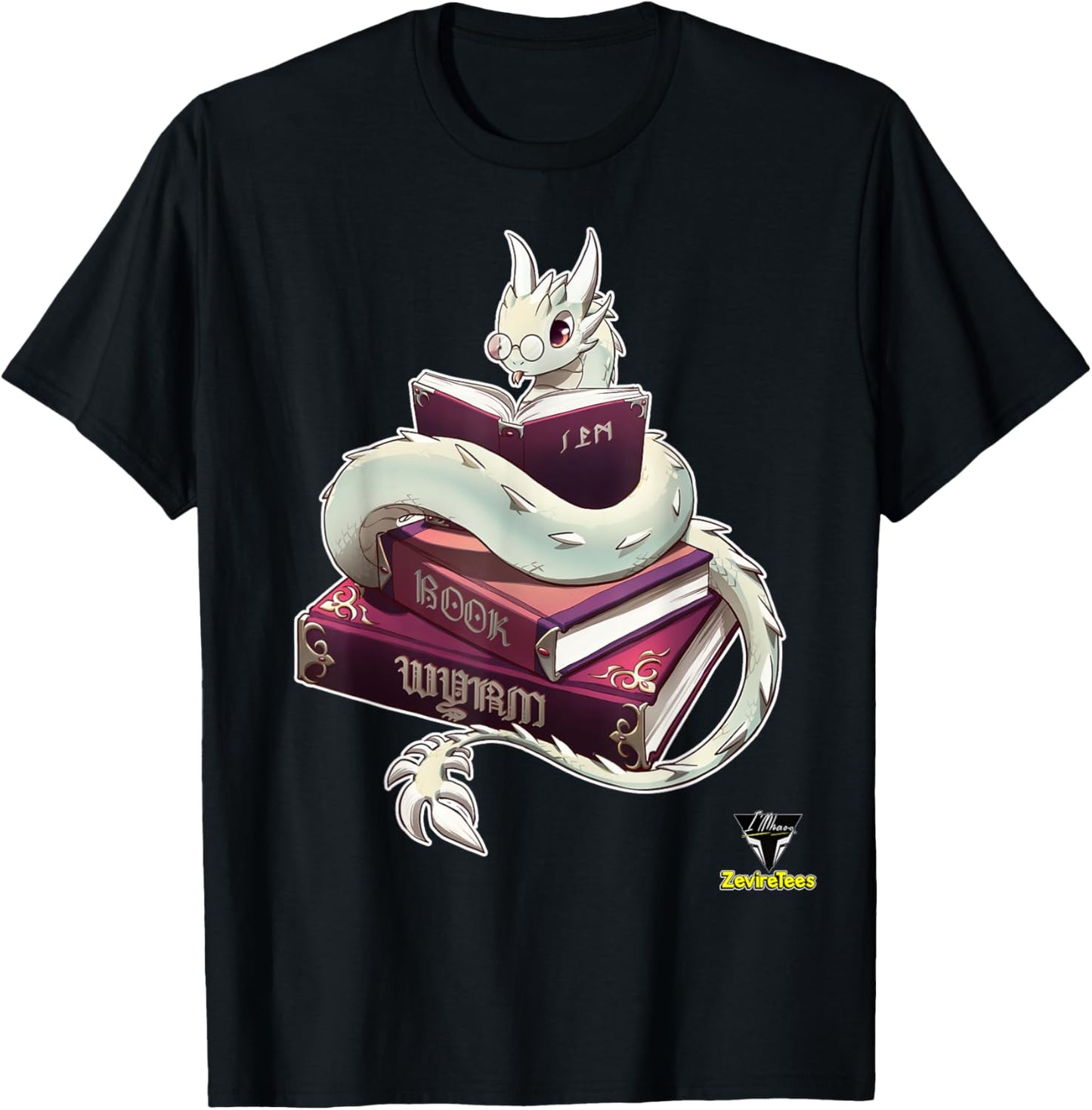 Book Wyrm T-Shirt - T-Shirt | Black