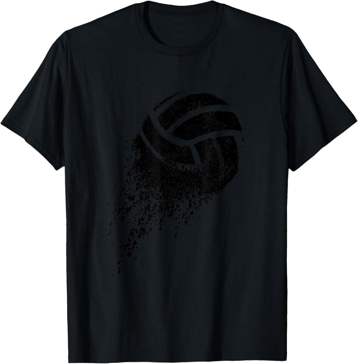 Volleyball Vintage Retro Sport Volleyball Player T-Shirt - T-Shirt | Black