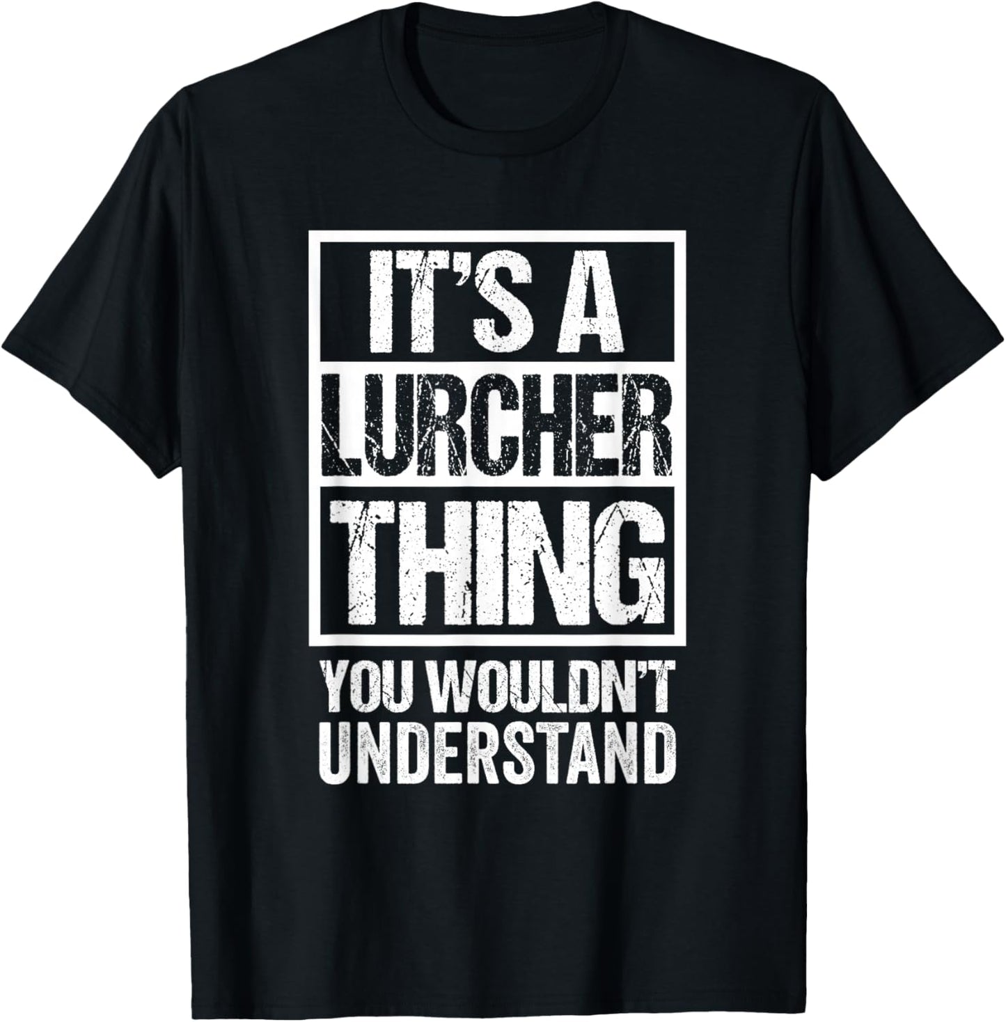 Funny Lurcher Parent Quote Mixed Dog Breed Lover T-Shirt - T-Shirt | Black