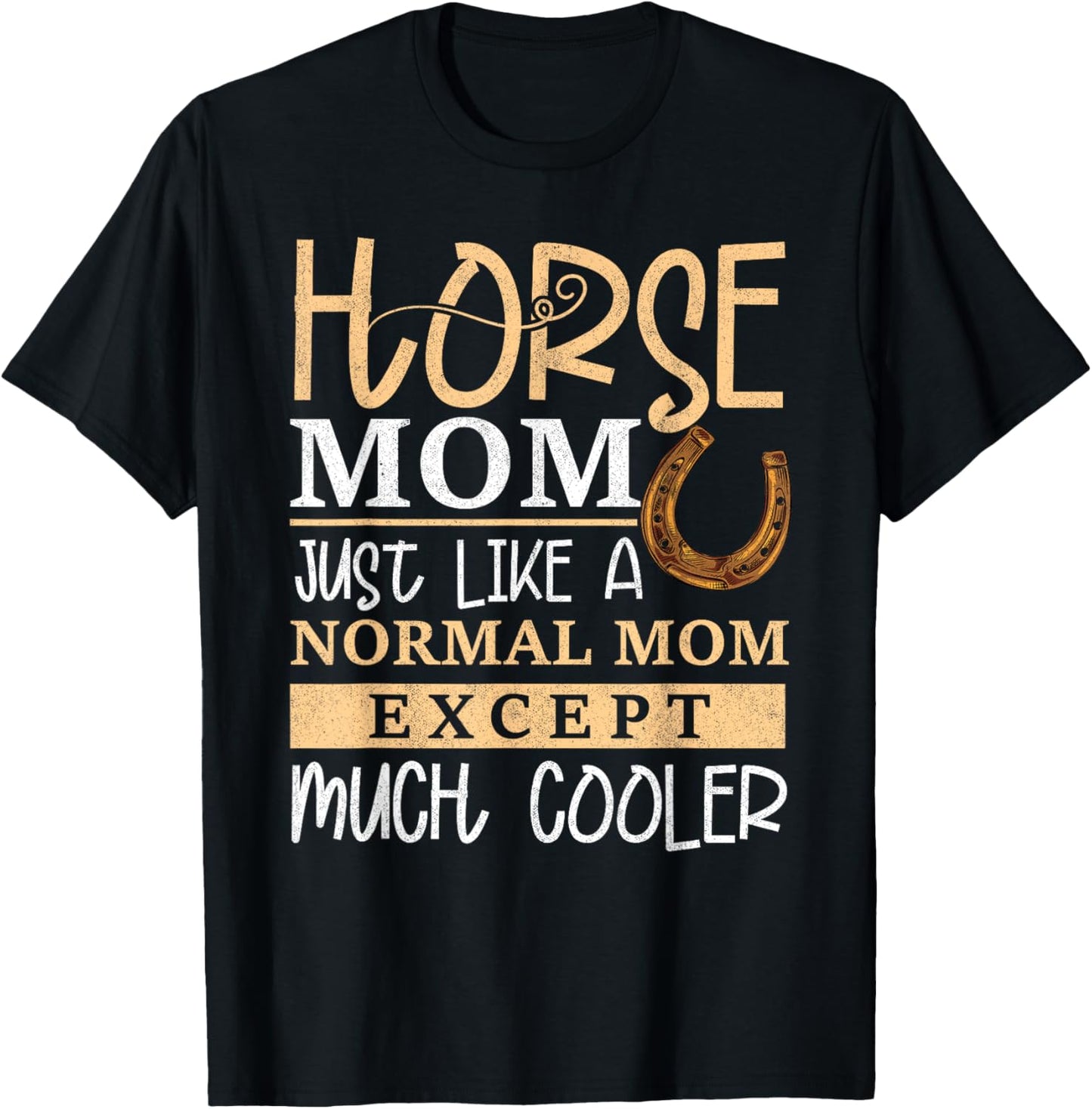 Horse Mom Horse Mother's Day Horse Owner Rider Women T-Shirt - T-Shirt | Black
