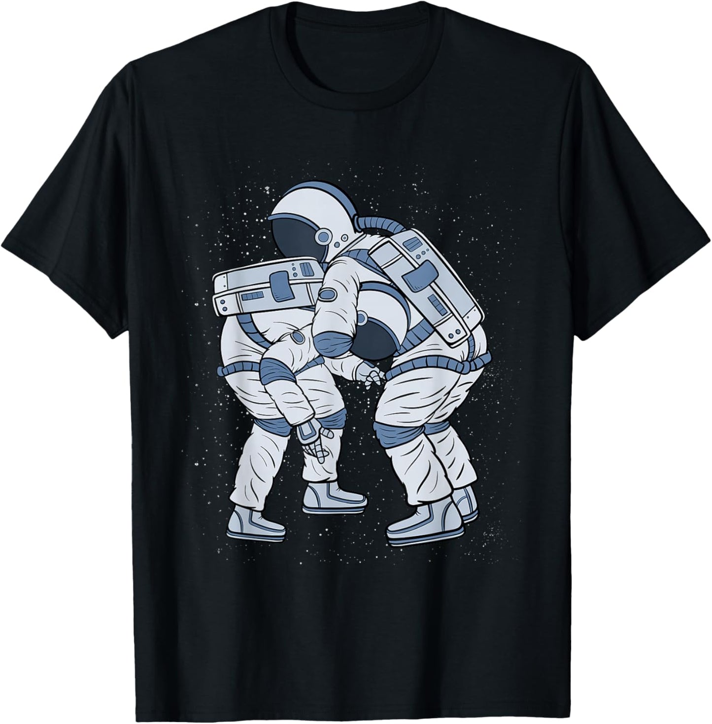 Jiu-Jitsu Astronaut Jiu Jitsu BJJ Martial Arts Combat Sport T-Shirt - T-Shirt | Black