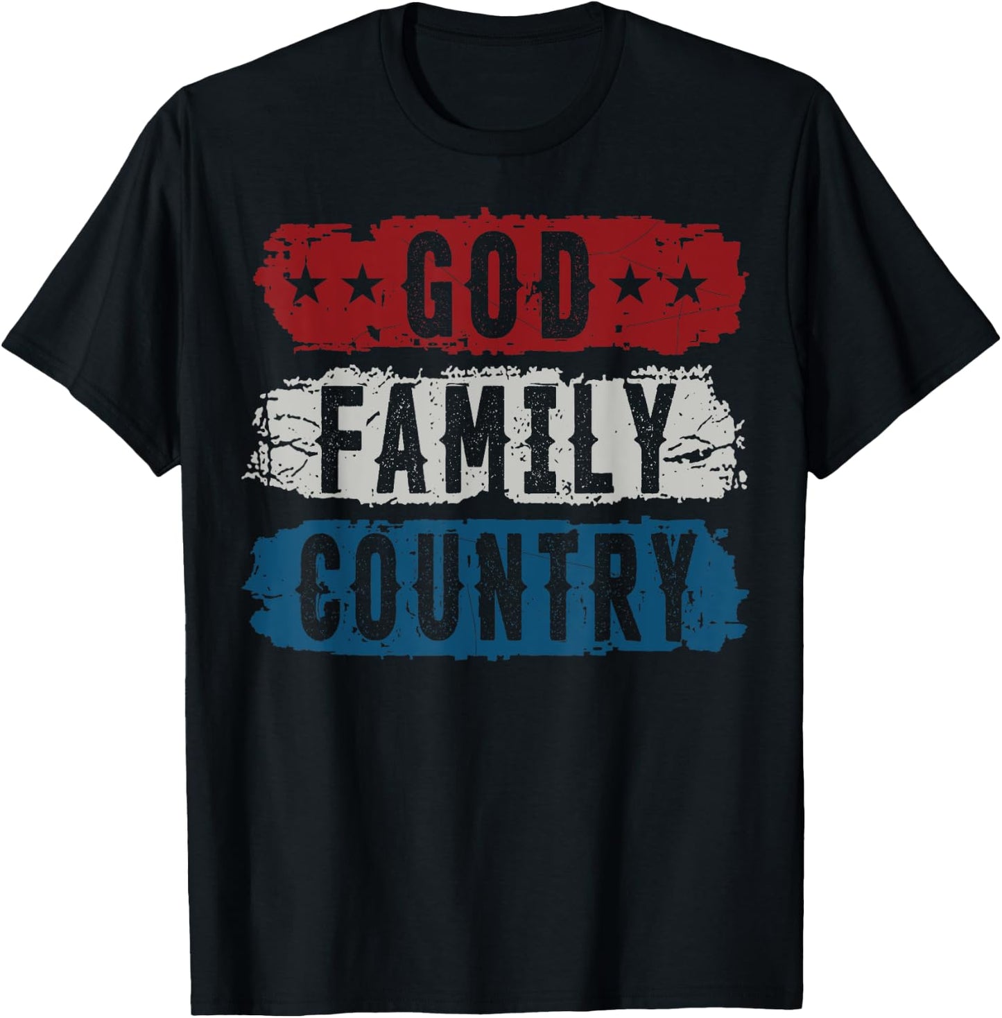 God Family Country T-Shirt - T-Shirt | Black
