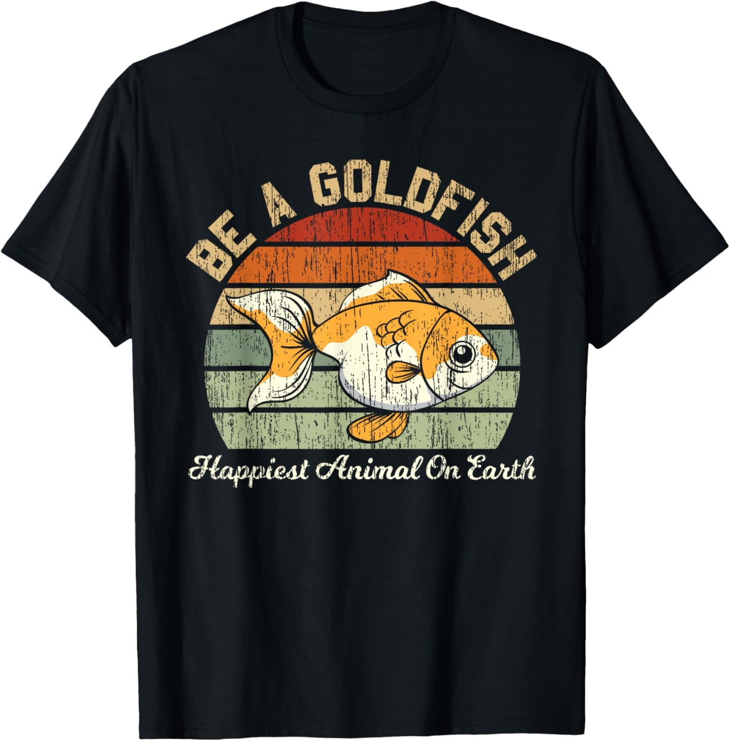 Be A Goldfish for a Soccer Motivational Quote T-Shirt - T-Shirt | Black