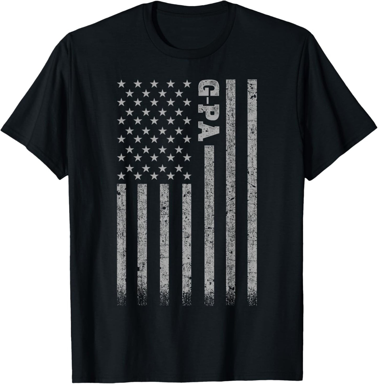 G-Pa American Flag T-Shirt - T-Shirt | Black