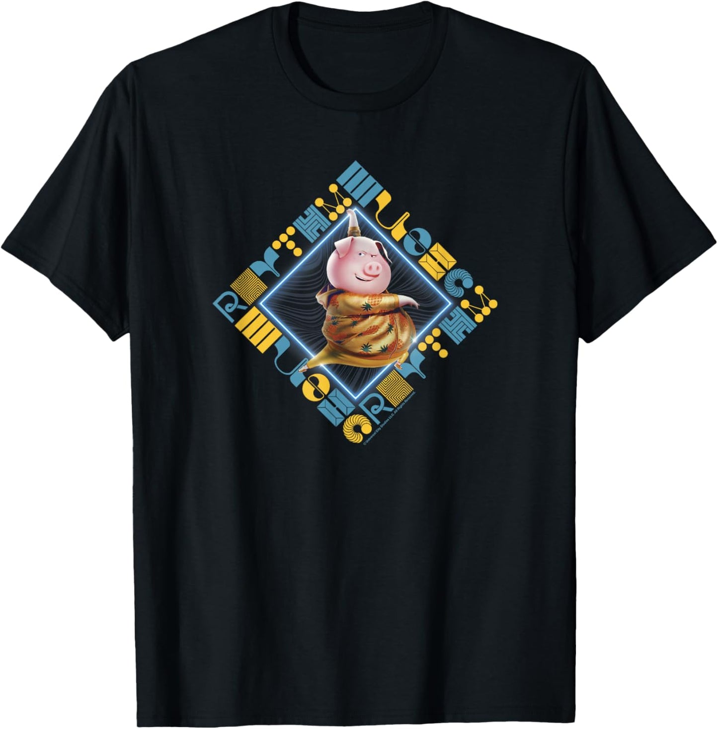 Sing 2 Gunter Dancing Box Up T-Shirt - T-Shirt | Black