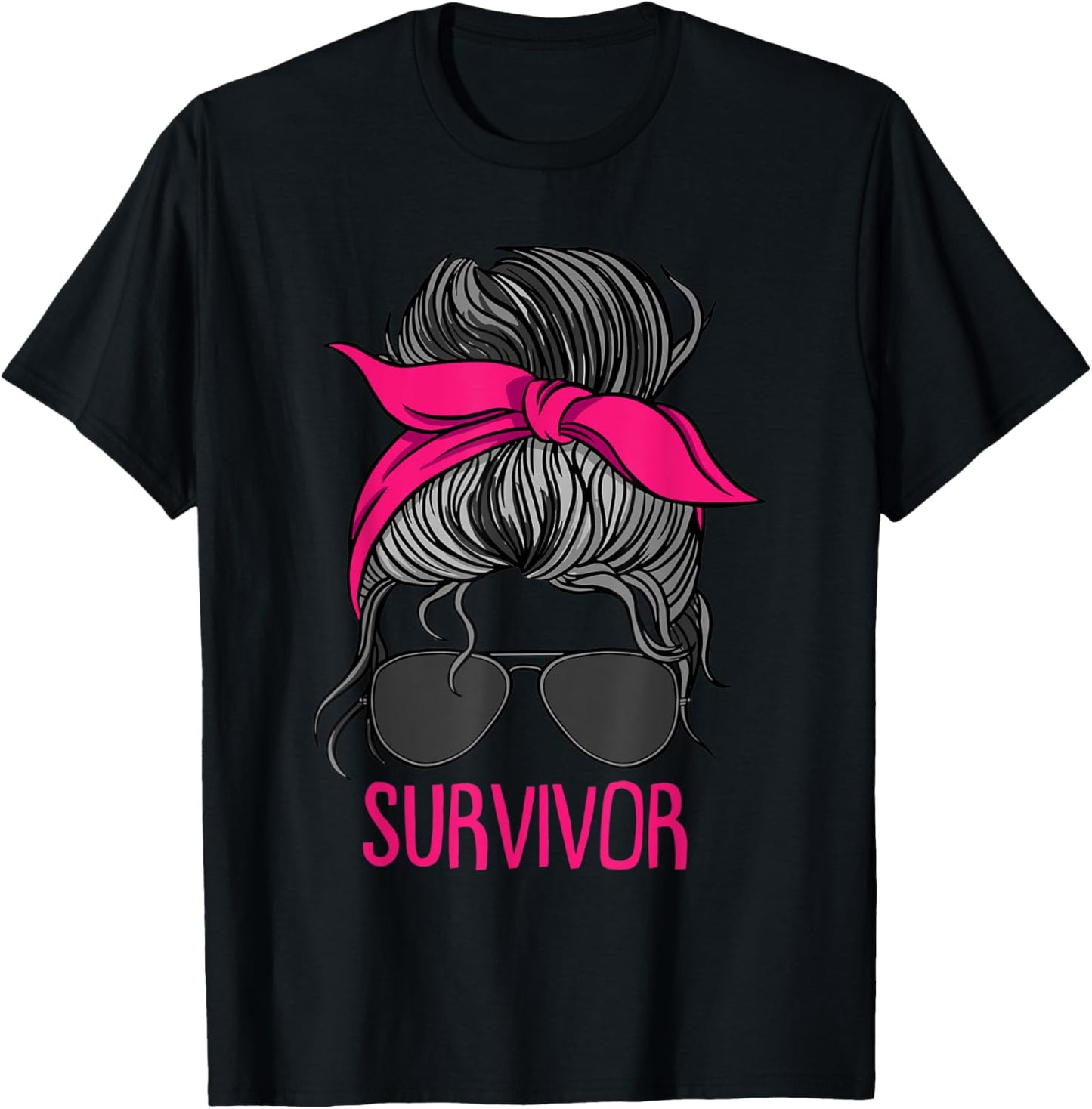 Breast Cancer Survivor Breast Cancer T-Shirt - T-Shirt | Black