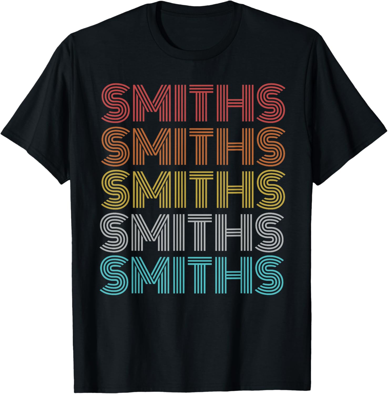 Retro Vintage Smiths T-Shirt - T-Shirt | Black