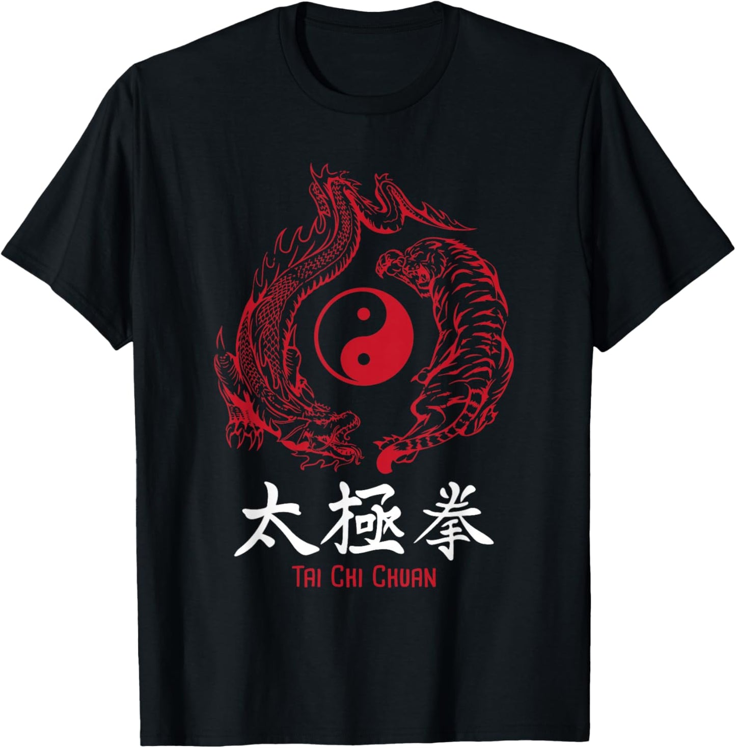 Tai Chi Chuan - Spiritual Meditation Mind Body Wellness T-Shirt - T-Shirt | Black