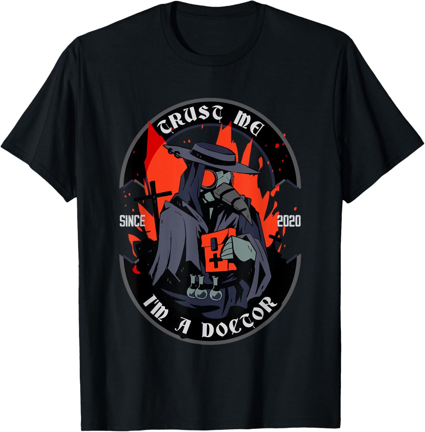 TRUST ME I'M A DOCTOR - Gothic Plague Doctor T-Shirt - T-Shirt | Black