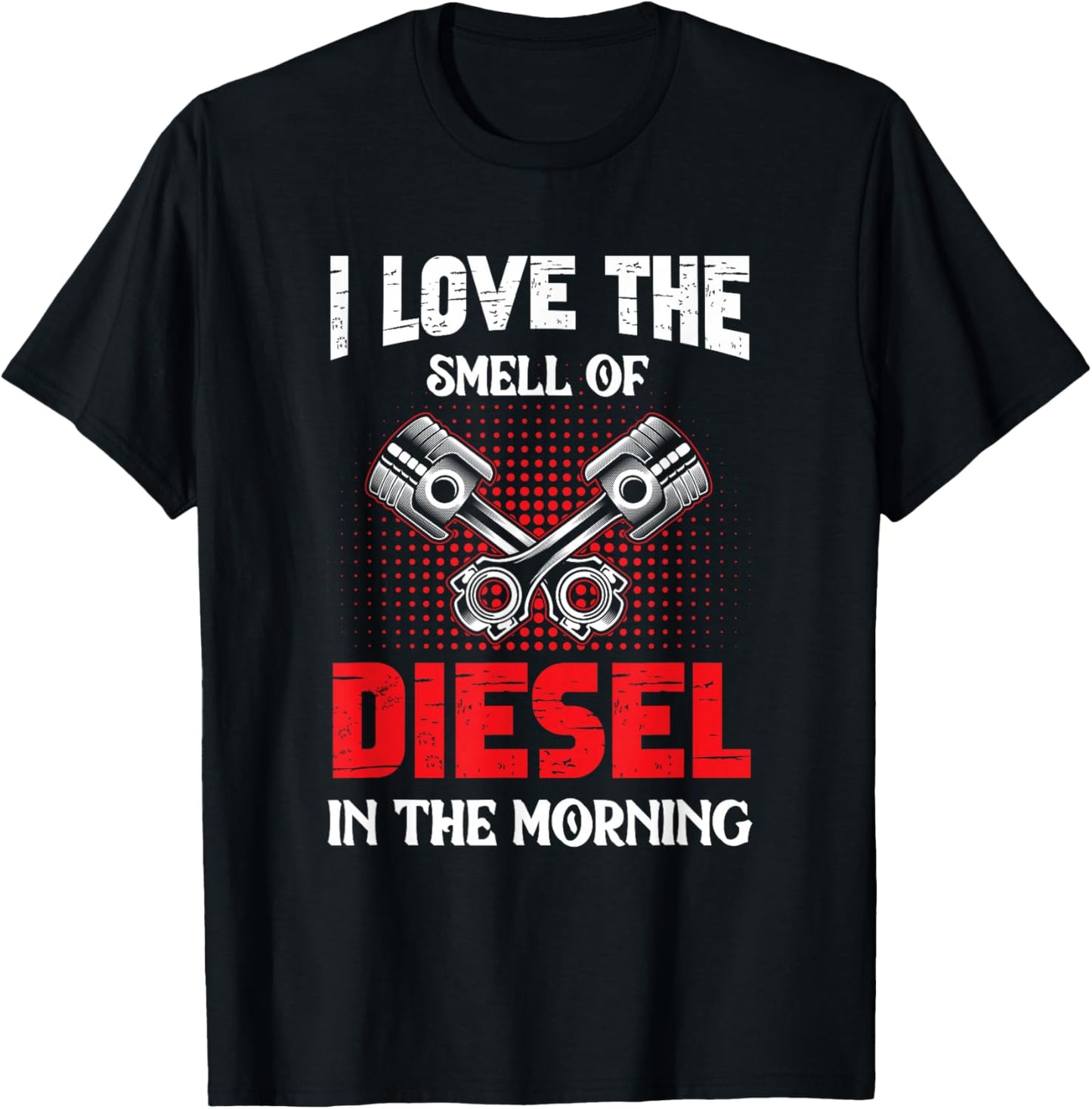 Auto Mechanic I Love The Diesel Smell Mechanical T-Shirt - T-Shirt | Black
