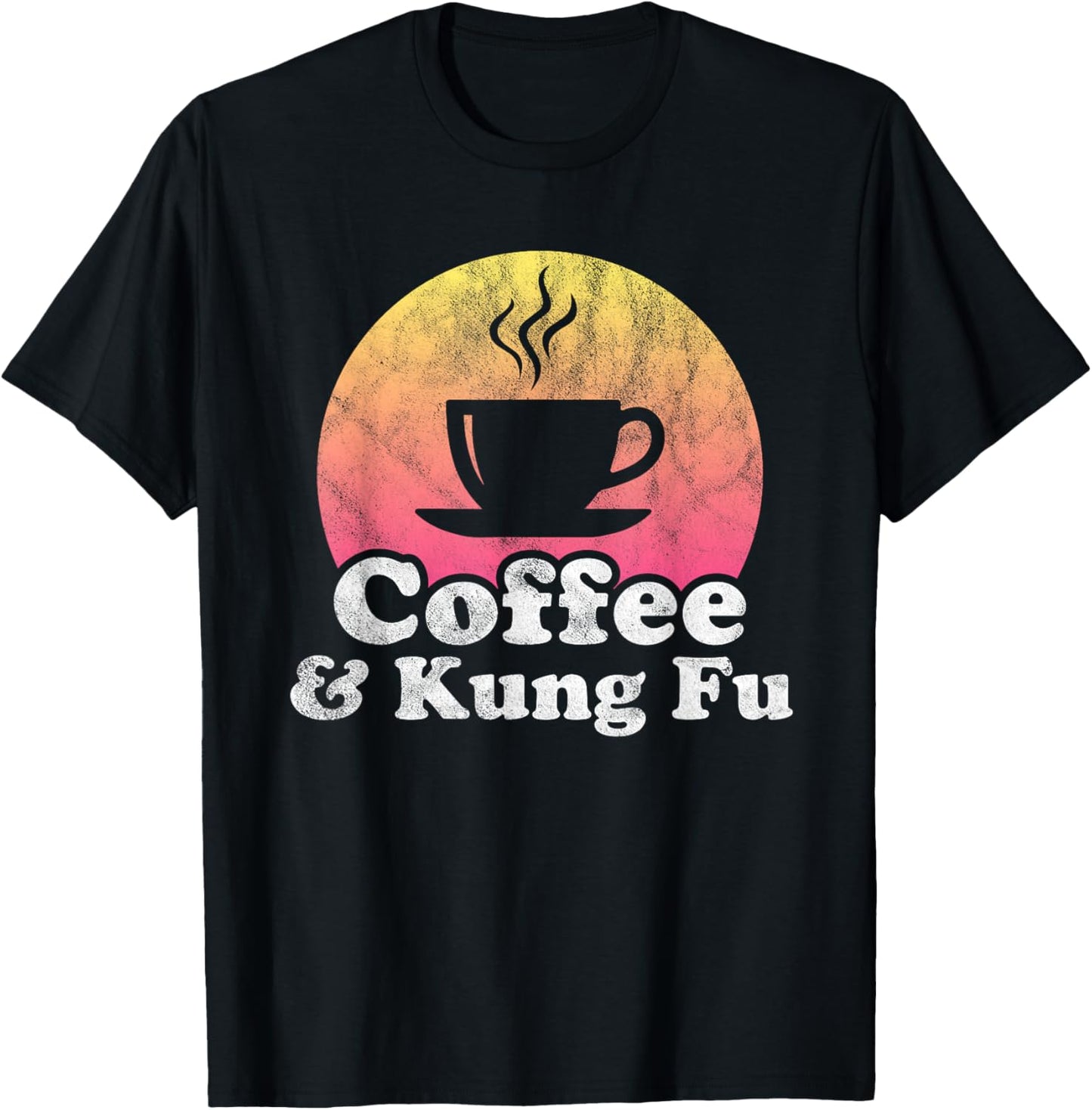 Coffee and Kung Fu T-Shirt - T-Shirt | Black