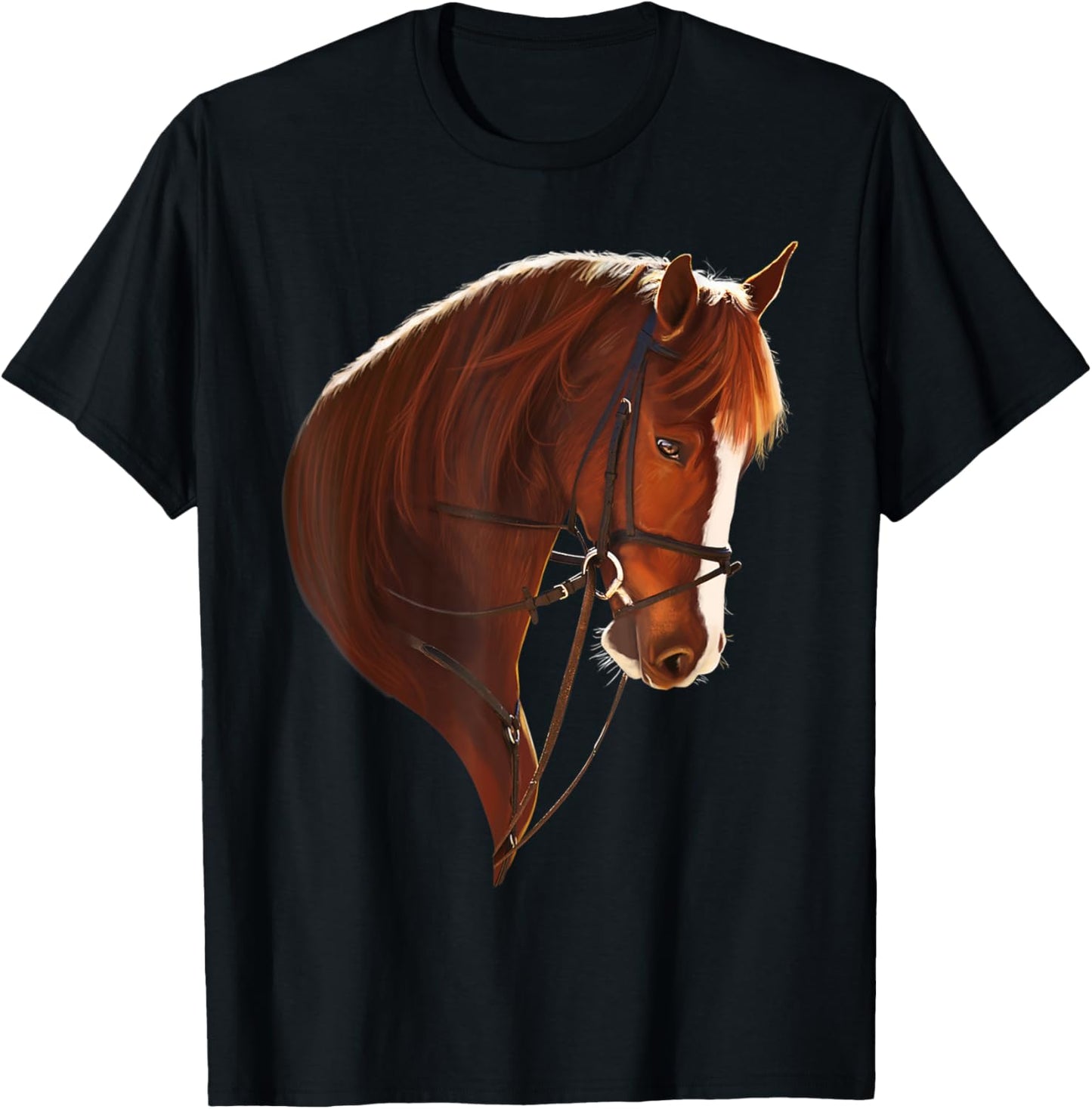 Tremendous Horse Design Horses Shirt Gifts T-Shirt - T-Shirt | Black