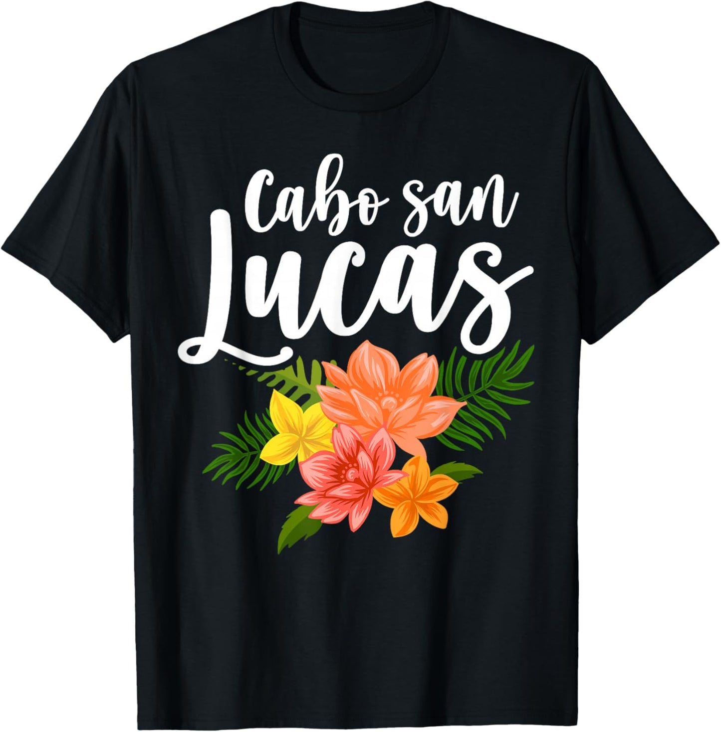Cabo San Lucas Tropical Vacation Souvenir T-Shirt - T-Shirt | Black