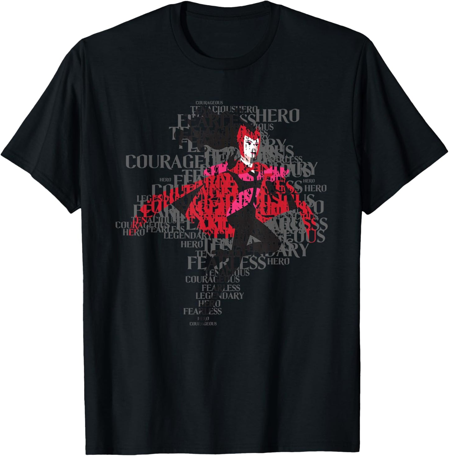Marvel Scarlet Witch Empowering Words T-Shirt - T-Shirt | Black