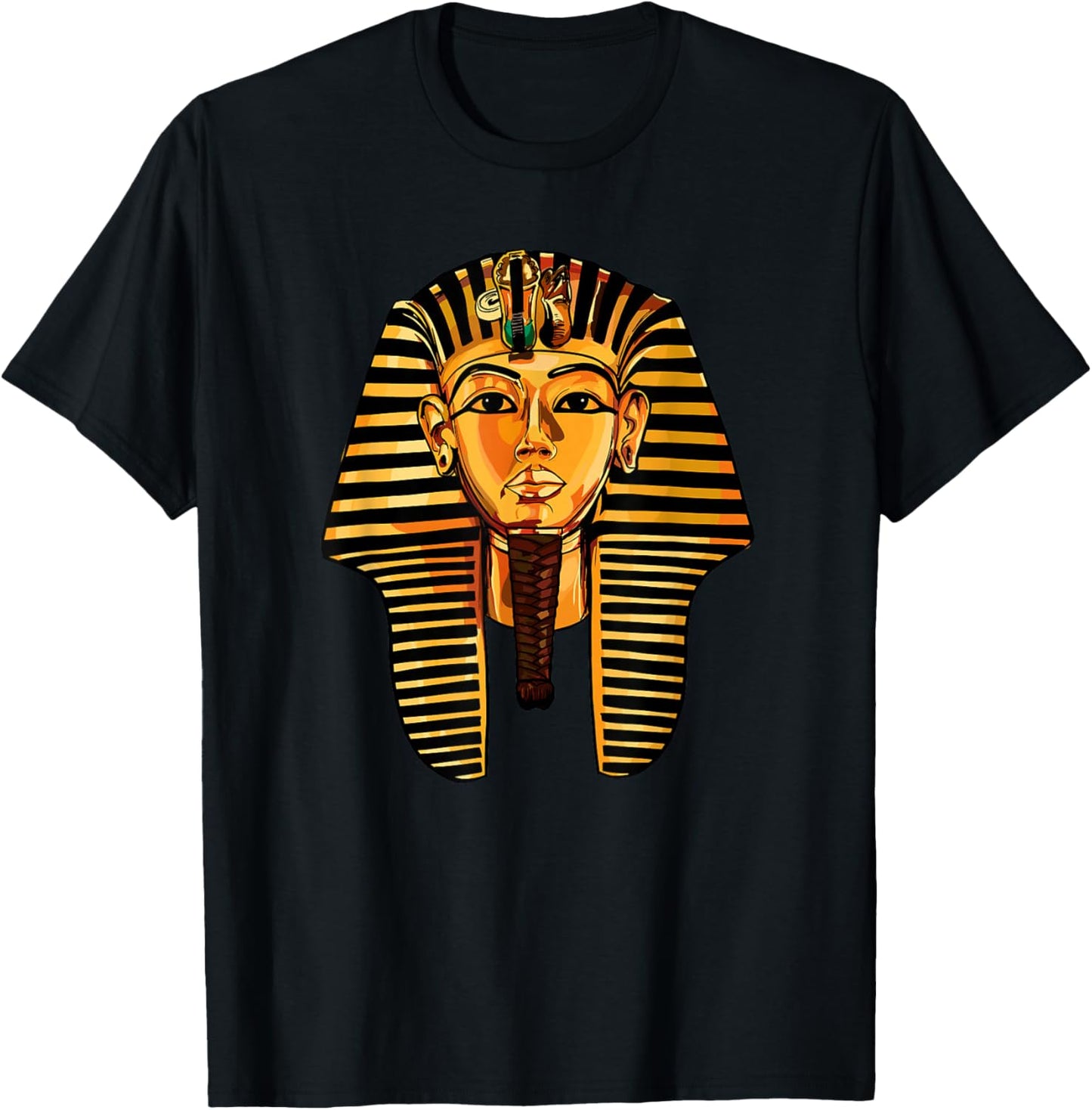 King Pharaoh Tutankhamun King TUT Pharaoh Ancient Egyptian T-Shirt - T-Shirt | Black