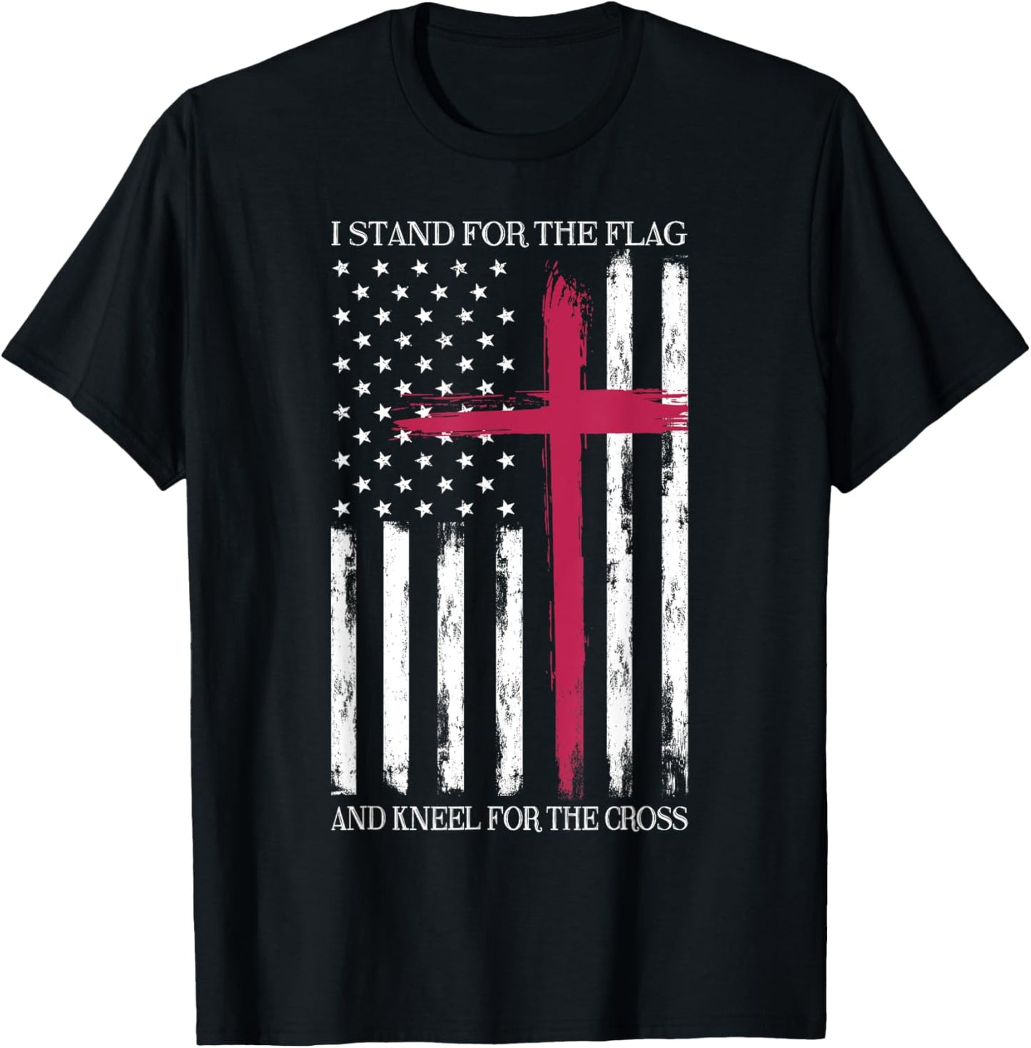 I Stand For The Flag Memorial Day Never Forget Veteran T-Shirt - T-Shirt | Black