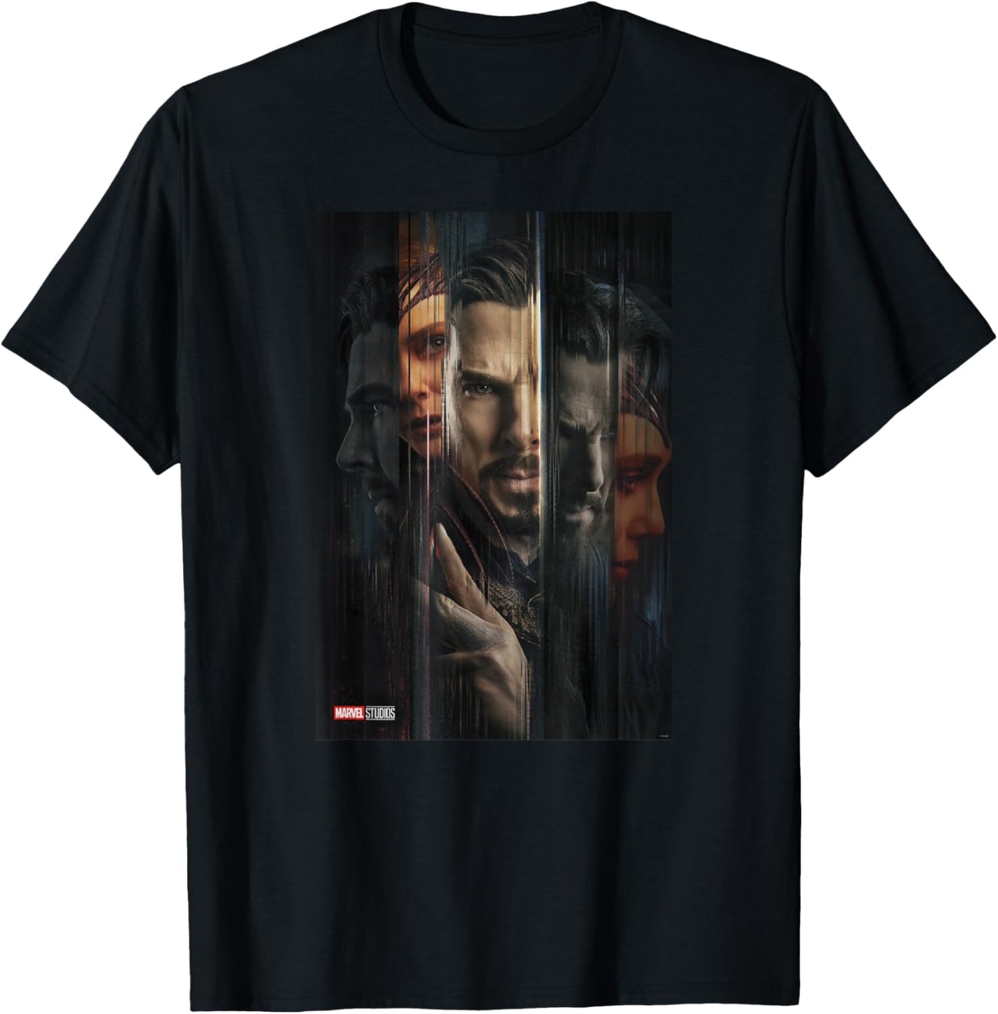 Marvel Doctor Strange in The Multiverse of Madness Panels T-Shirt - T-Shirt | Black