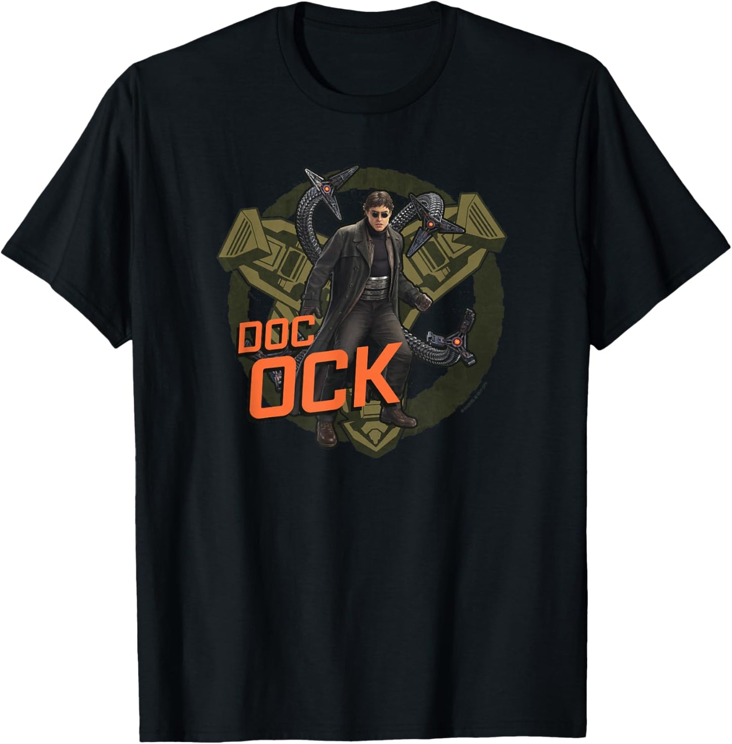 Marvel Spider-Man No Way Home Doc Ock Tentacles Poster T-Shirt - T-Shirt | Black