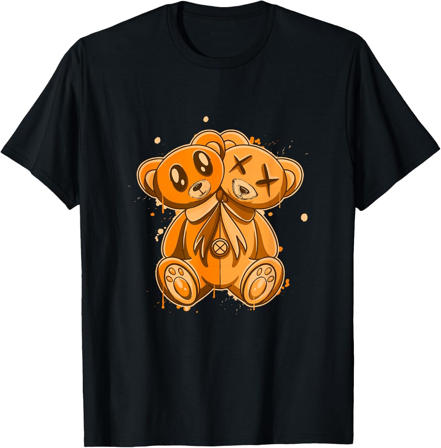 Orange I'm My own Evil Twin Orange Color Graphic T-Shirt - T-Shirt | Black
