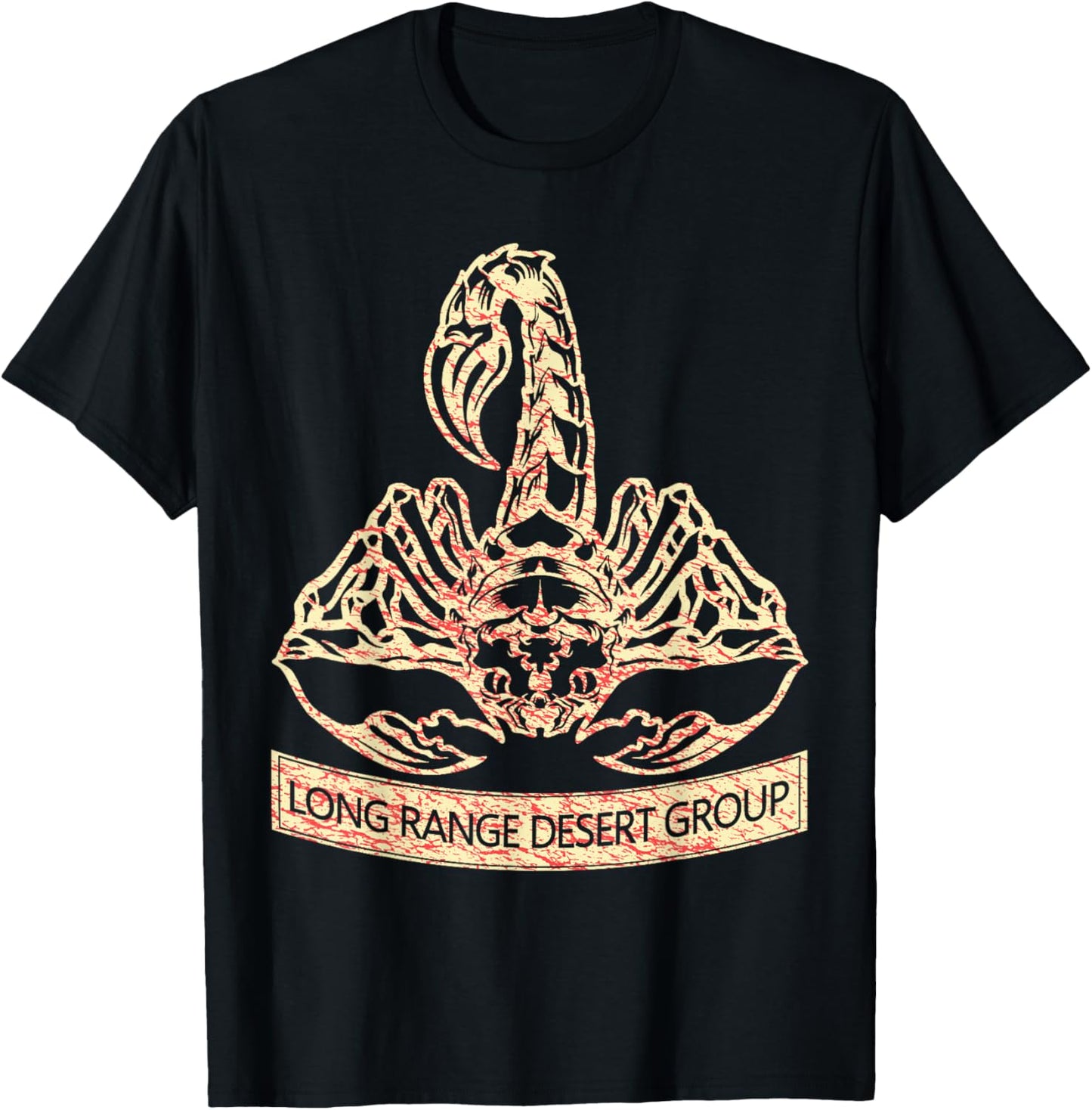 British LRDG Special Force Range Desert Group WW2 T-Shirt - T-Shirt | Black