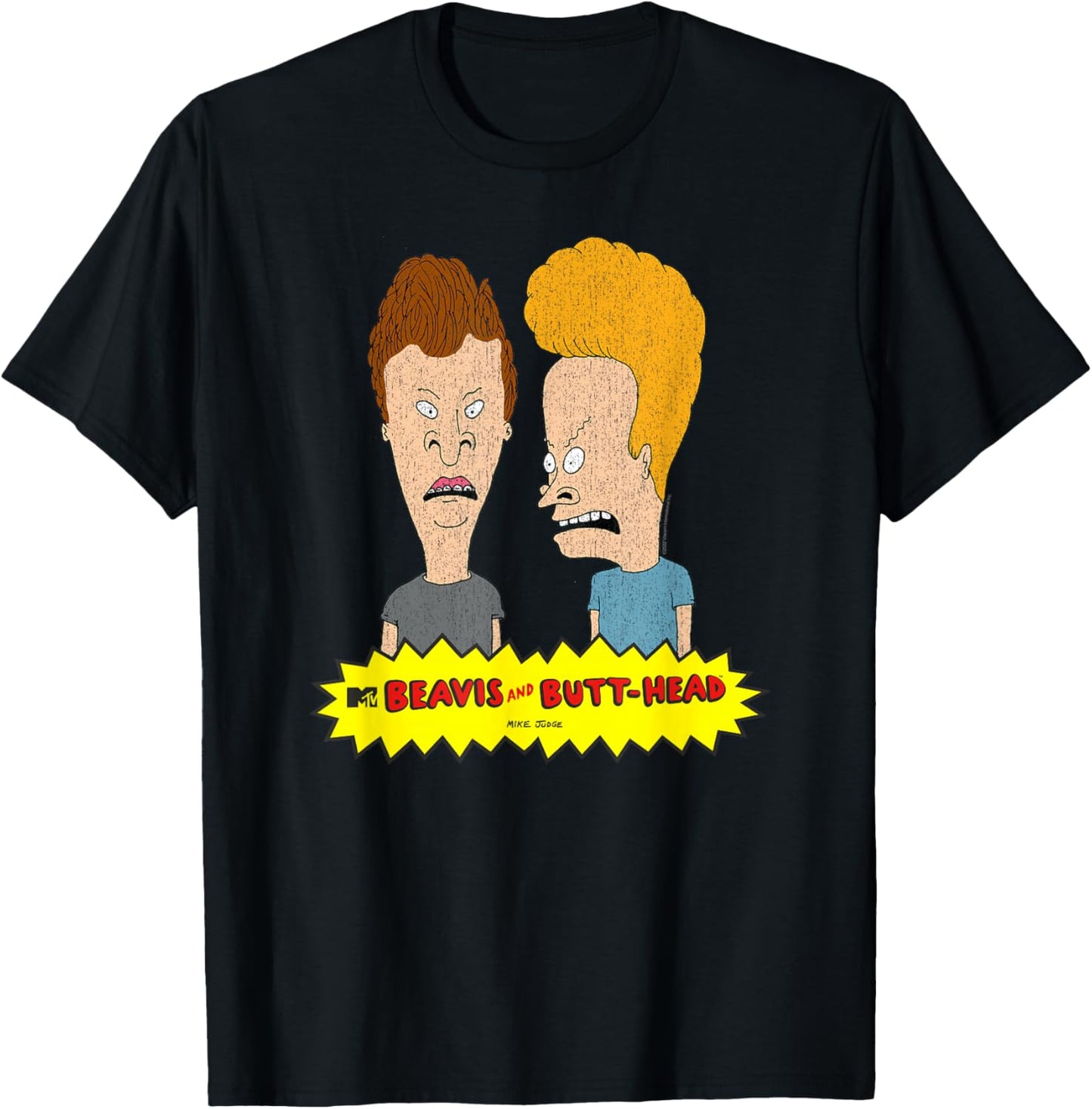 Beavis and Butt-Head Faces Graphic T-Shirt - T-Shirt | Black