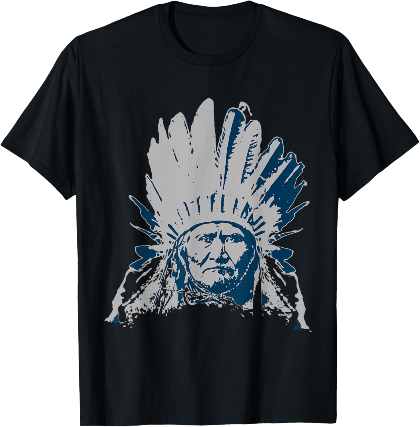 Geronimo Apache Native American Indian Warrior USA T-Shirt - T-Shirt | Black