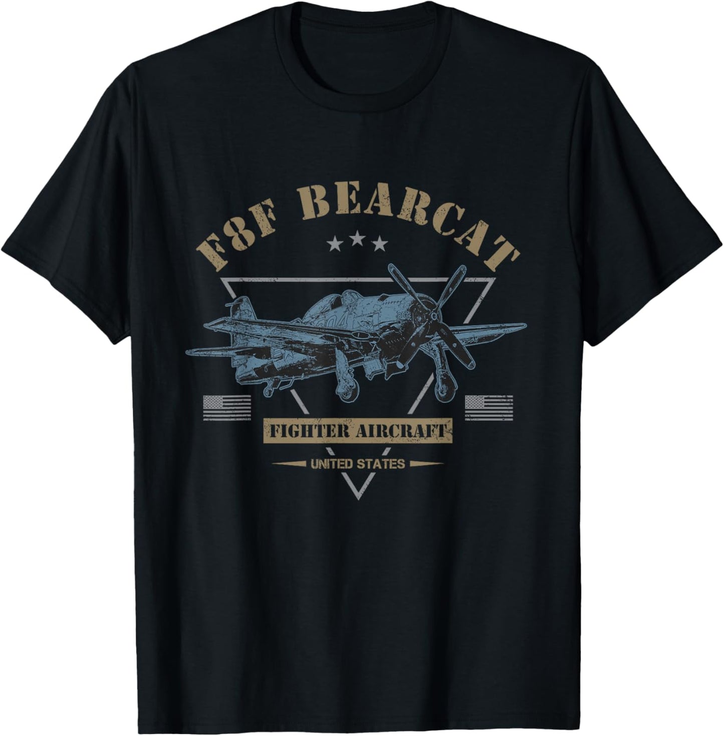 F8F Bearcat Fighter Aircraft Women T-Shirt - T-Shirt | Black