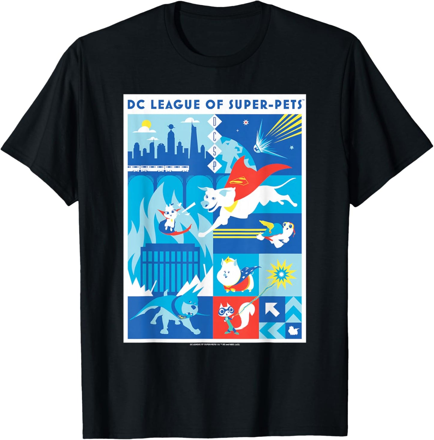DC League of Super-Pets Krypto and Friends Vs. lulu T-Shirt - T-Shirt | Black