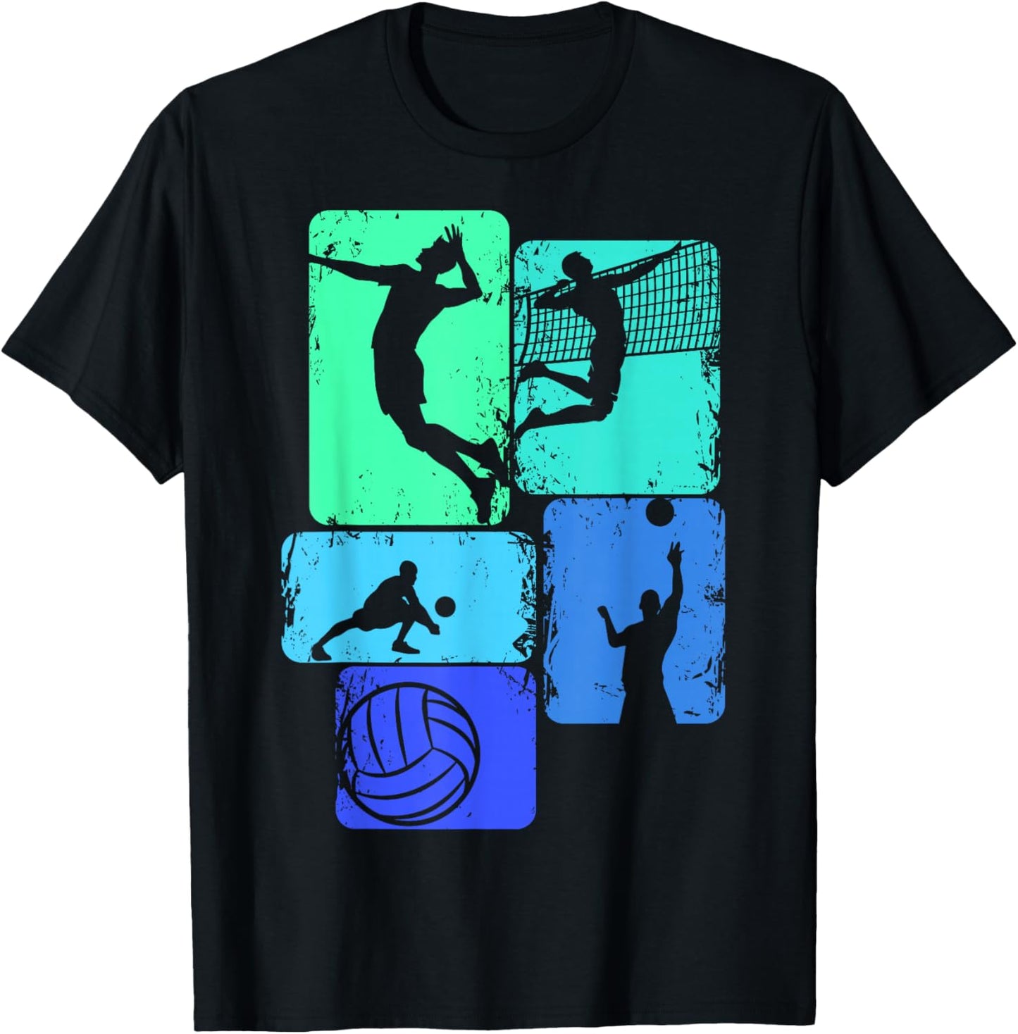 Volleyballer Volleyball Children Boys Men T-Shirt - T-Shirt | Black