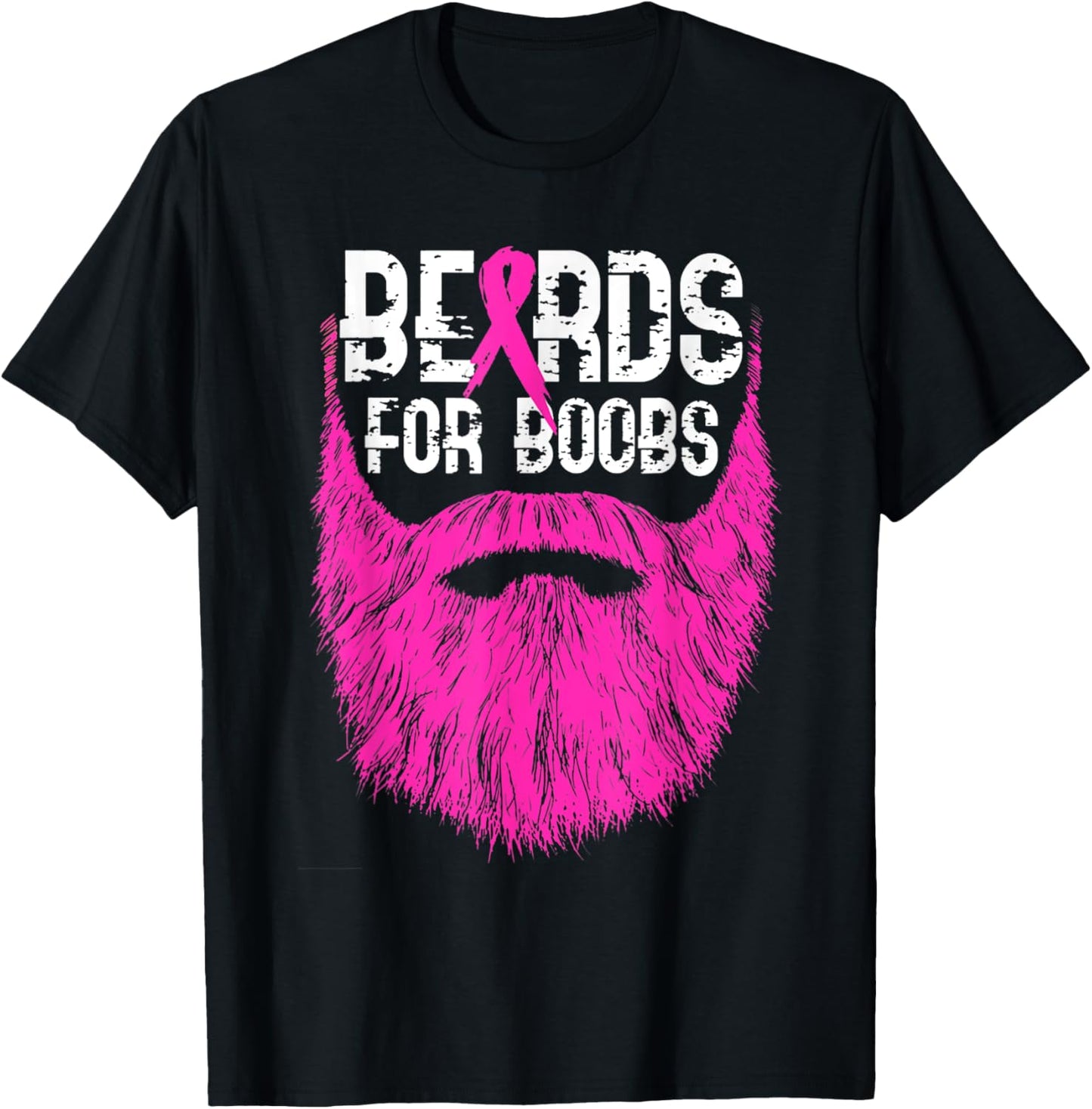 Beards for boobs T-Shirt - T-Shirt | Black