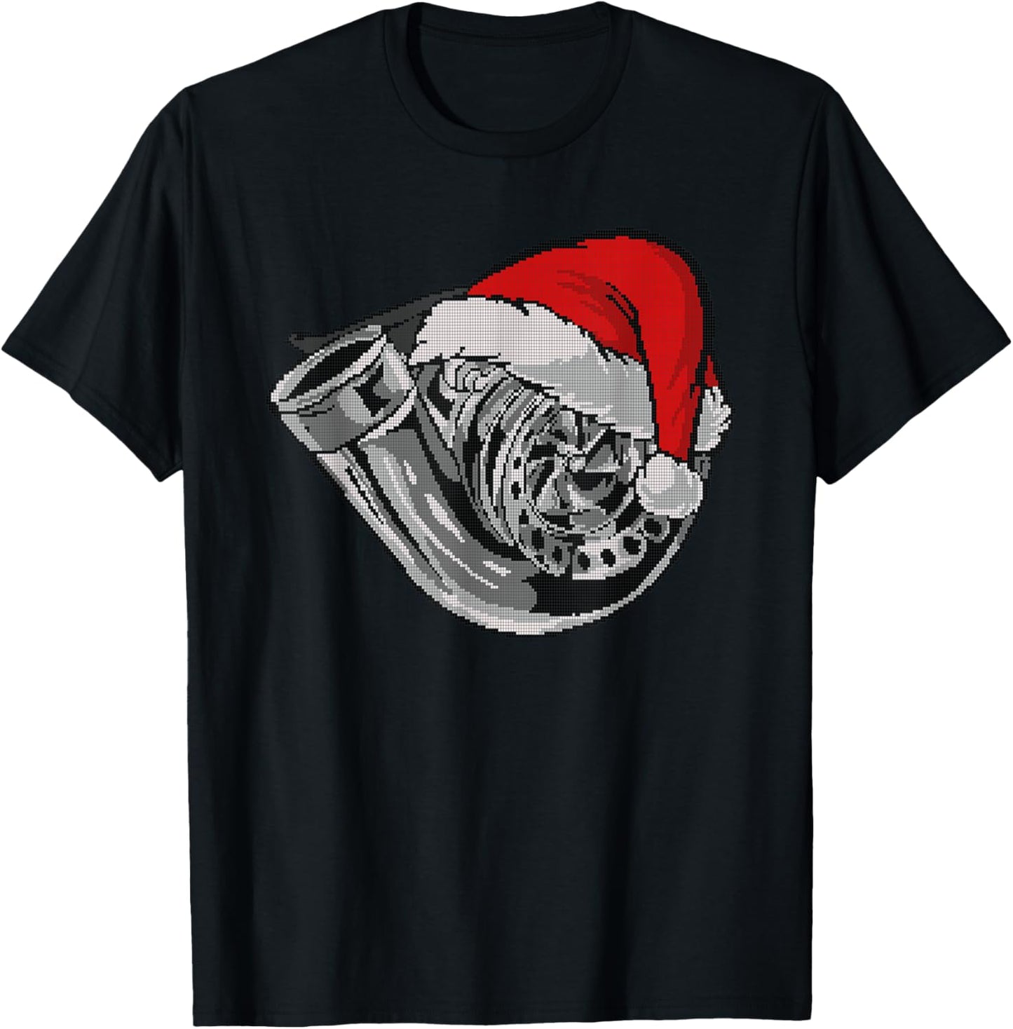 Turbo Ugly Christmas Car Enthusiast Racing Drifting Matching T-Shirt - T-Shirt | Black